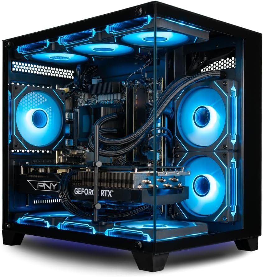 Panorama Gaming PC Desktop (NVD GeForce RTX 5080, Intel 24-Core i9-14900KF Processor, 96GB DDR5 RAM, 2x2TB Gen4 NVMe SSD, WiFi 6E, HDMI, Windows 11 Pro) Best 2025 Prebuilt Tower RGB Gamer Computer - Image 2