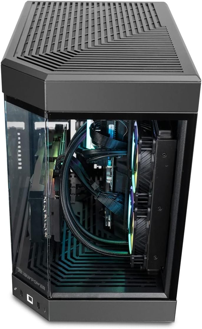 iBUYPOWER Y60 Black Gaming PC Computer Desktop Y60BA9N47TS03 (AMD Ryzen 9 7900X CPU, NVIDIA GeForce RTX 4070 Ti Super 16GB GPU, 32GB DDR5 RGB 5200MHz RAM, 2TB NVMe, WiFi Ready, Windows 11 Home) - Image 6