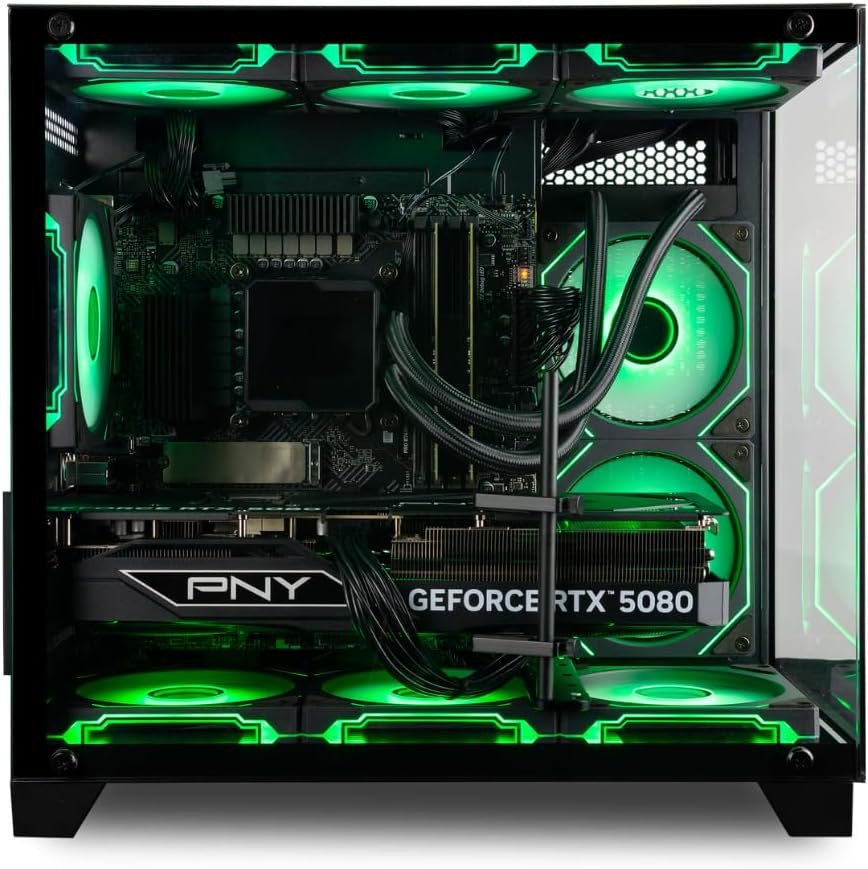 Panorama Gaming PC Desktop (NVD GeForce RTX 5080, Intel 24-Core i9-14900KF Processor, 96GB DDR5 RAM, 2x2TB Gen4 NVMe SSD, WiFi 6E, HDMI, Windows 11 Pro) Best 2025 Prebuilt Tower RGB Gamer Computer - Image 6