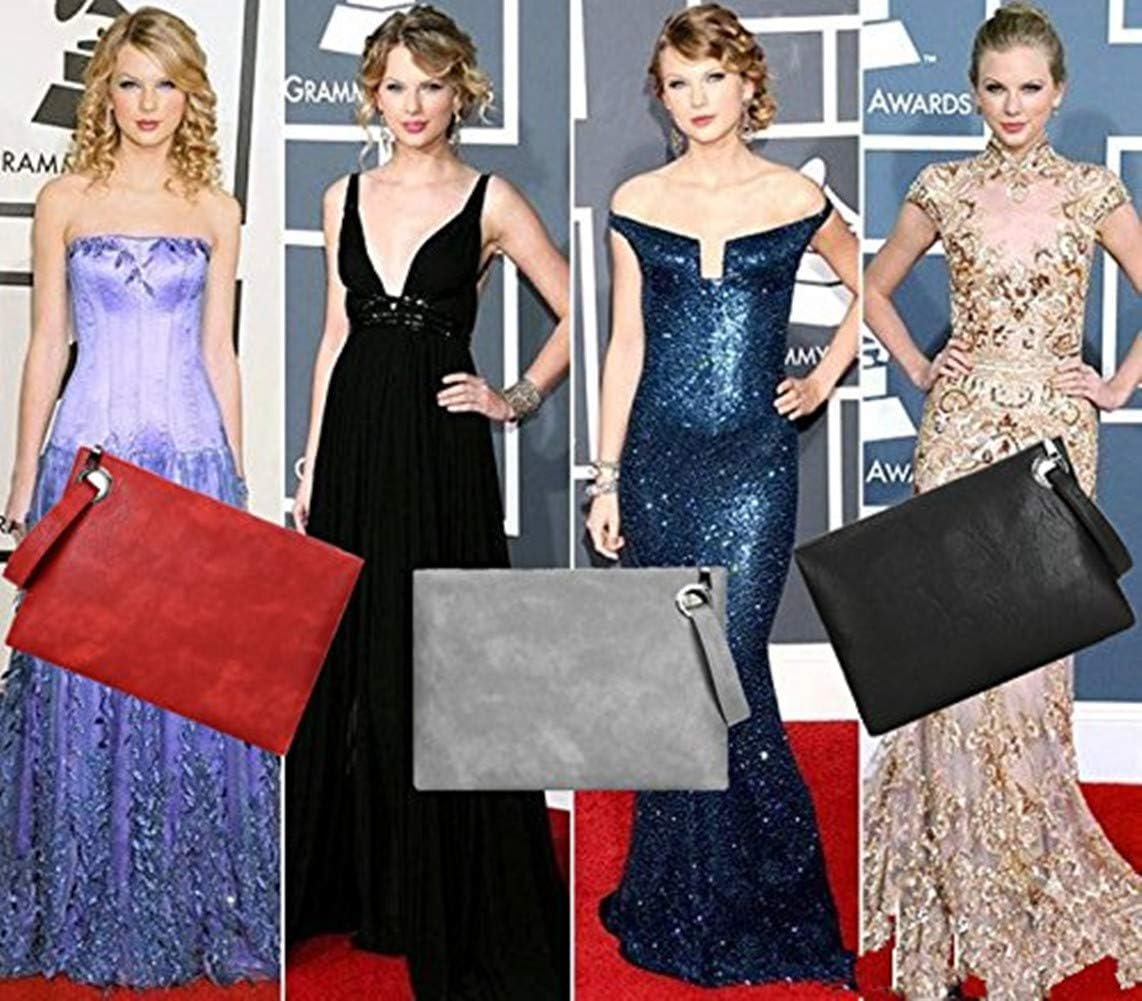 Evening Bags Purse Envelop Clutch Chain Shoulder Womens Wristlet Handbag Foldover Pouch - Image 4