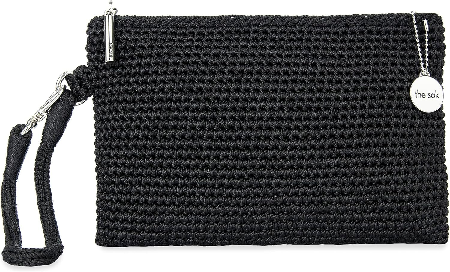 The Sak Vita Wristlet Purse - Small Hand Crochet Women's Clutch for Everyday & Travel - Mini Handbag With Card Slots & Zipper - Image 2