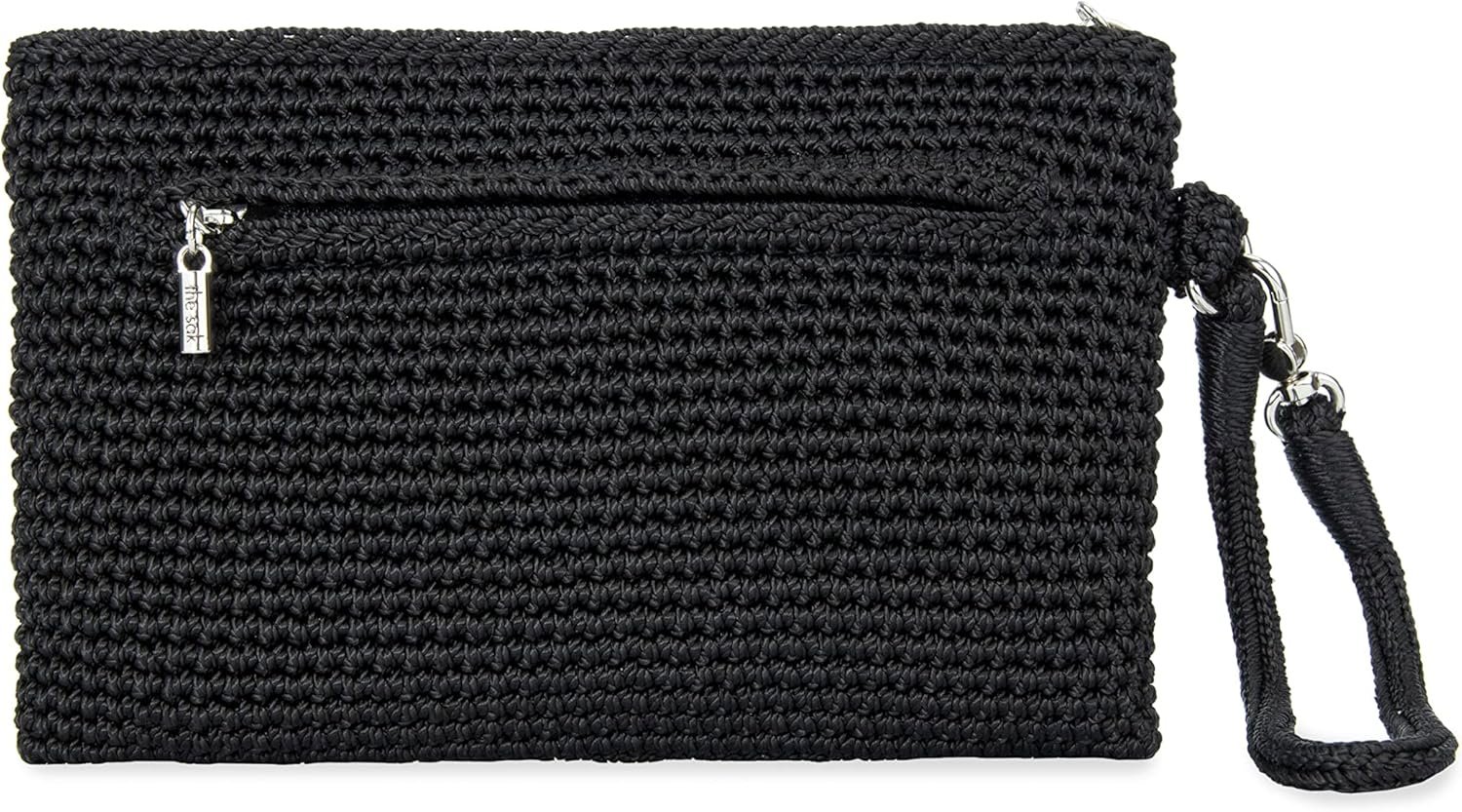 The Sak Vita Wristlet Purse - Small Hand Crochet Women's Clutch for Everyday & Travel - Mini Handbag With Card Slots & Zipper - Image 5