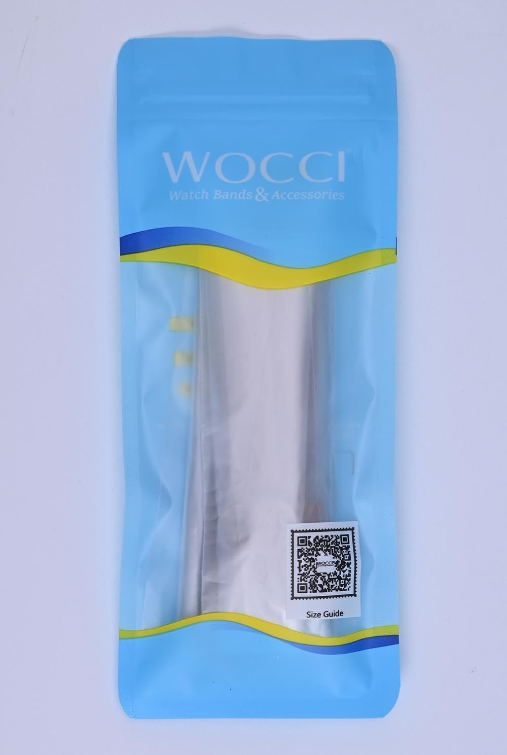 WOCCI 20mm Silicone Watch Band, Quick Release Rubber Replacement Strap with Black Stainless Steel Buckle (Black) - Image 11