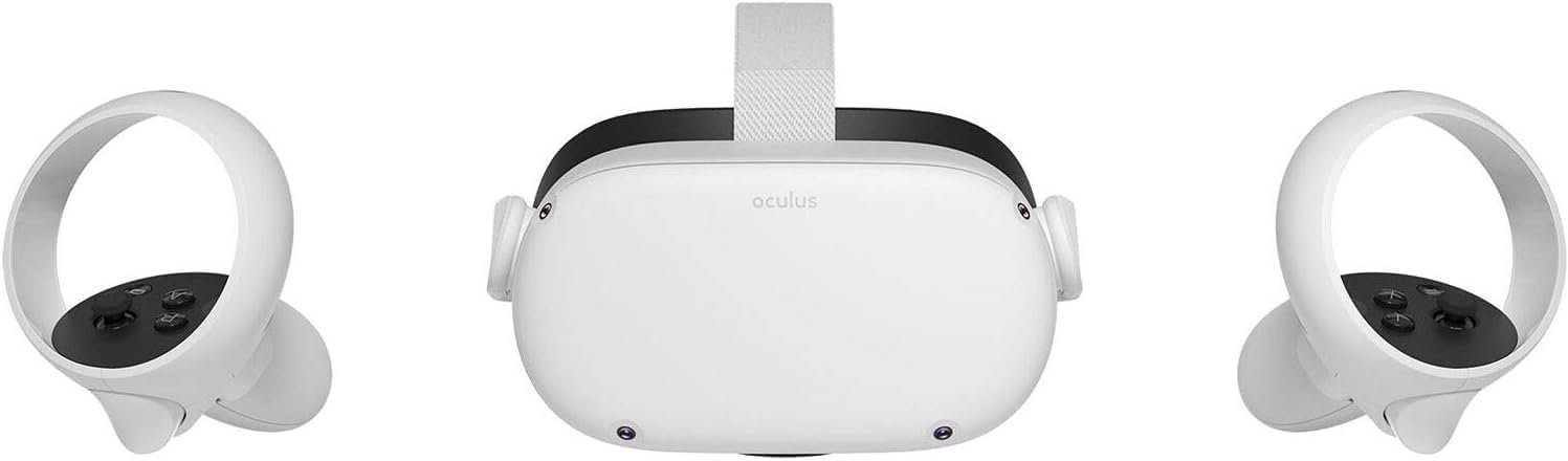 Oculus Quest 2 256GB Advanced All-in-One Virtual Reality VR Headset Set, White - Image 3