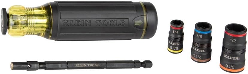 Klein Tools 32303HD Impact Driver Set, 20-in-1 SAE Impact Rated Sockets and Screwdriver Tool with Phillips, Slotted, Square and Torx Tips - Image 3
