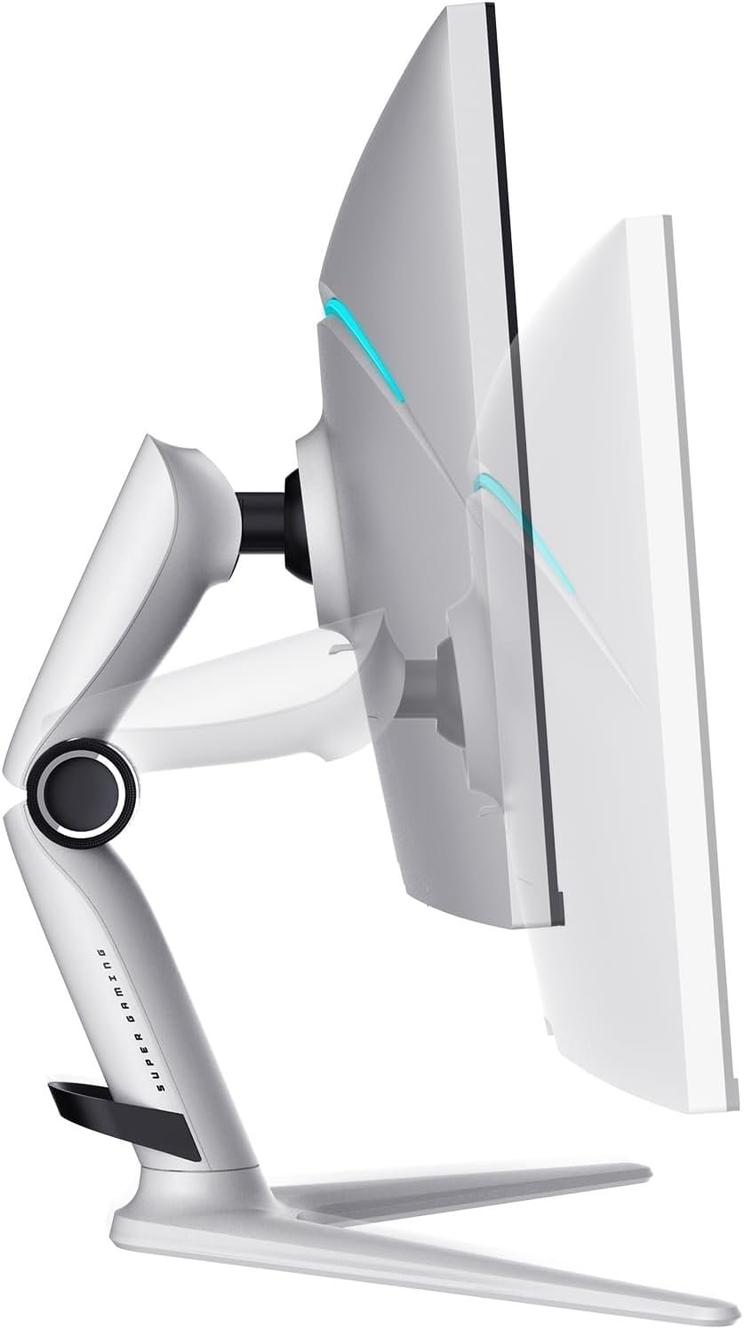 KOORUI Monitor, 27” 240Hz Gaming Monitor, Mini-LED Panel- QHD (2560 x 1440) Computer Screen, 1ms, HDR 1000 Display, 100% sRGB, Height Adjustable, HDMI/DisplayPort, White/Grey, GN10 - Image 8