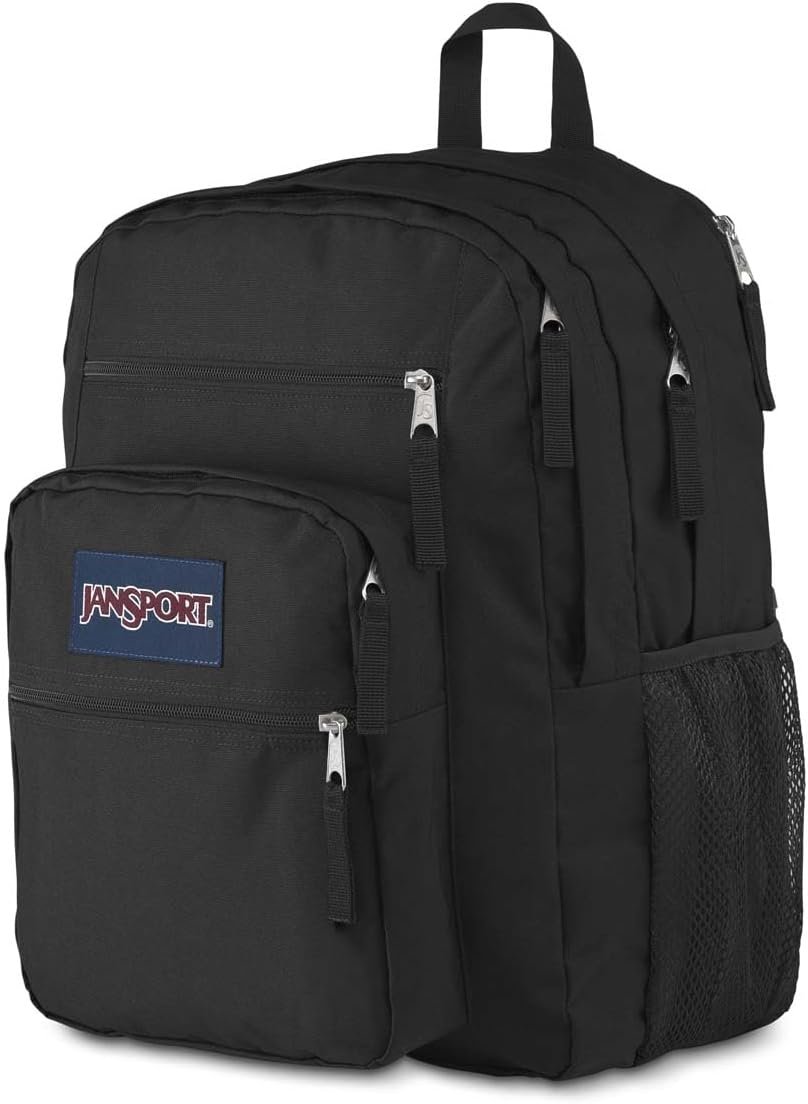 JanSport Laptop Backpack - Computer Bag with 2 Compartments, Ergonomic Shoulder Straps, 15” Laptop Sleeve, Haul Handle - Black - Image 11