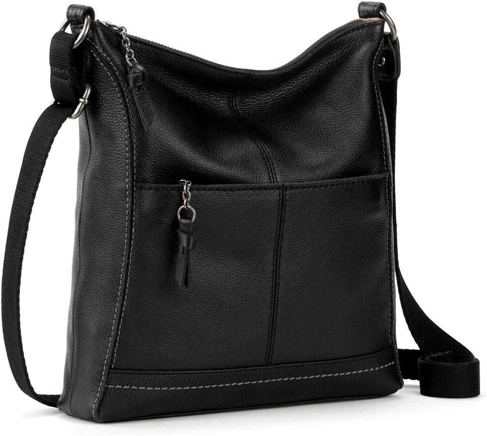 The Sak Lucia Crossbody Bag in Leather, Convertible Purse with Adjustable Strap - Image 2