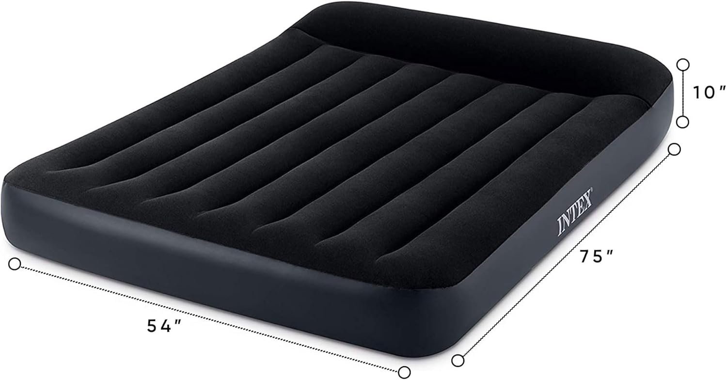 Intex Dura-Beam Standard Pillow Rest Classic Air Mattress Series with Internal Pump - Image 10