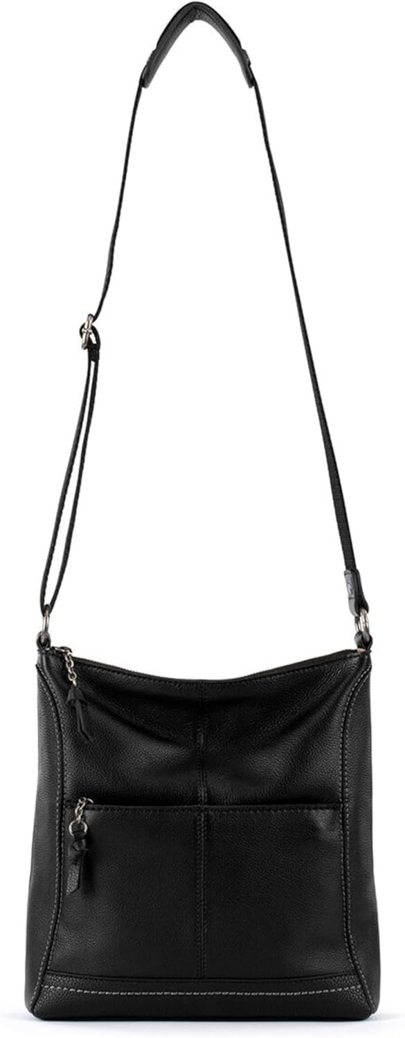 The Sak Lucia Crossbody Bag in Leather, Convertible Purse with Adjustable Strap - Image 4