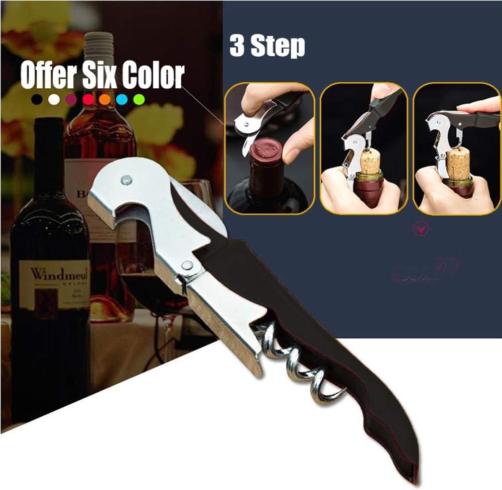 Professional Waiter Corkscrew Wine Openers Set (4 PCS),Upgraded with Heavy Duty Stainless Steel Hinges Wine Key for Restaurant Waiters, Sommelier, Bartenders - Image 4