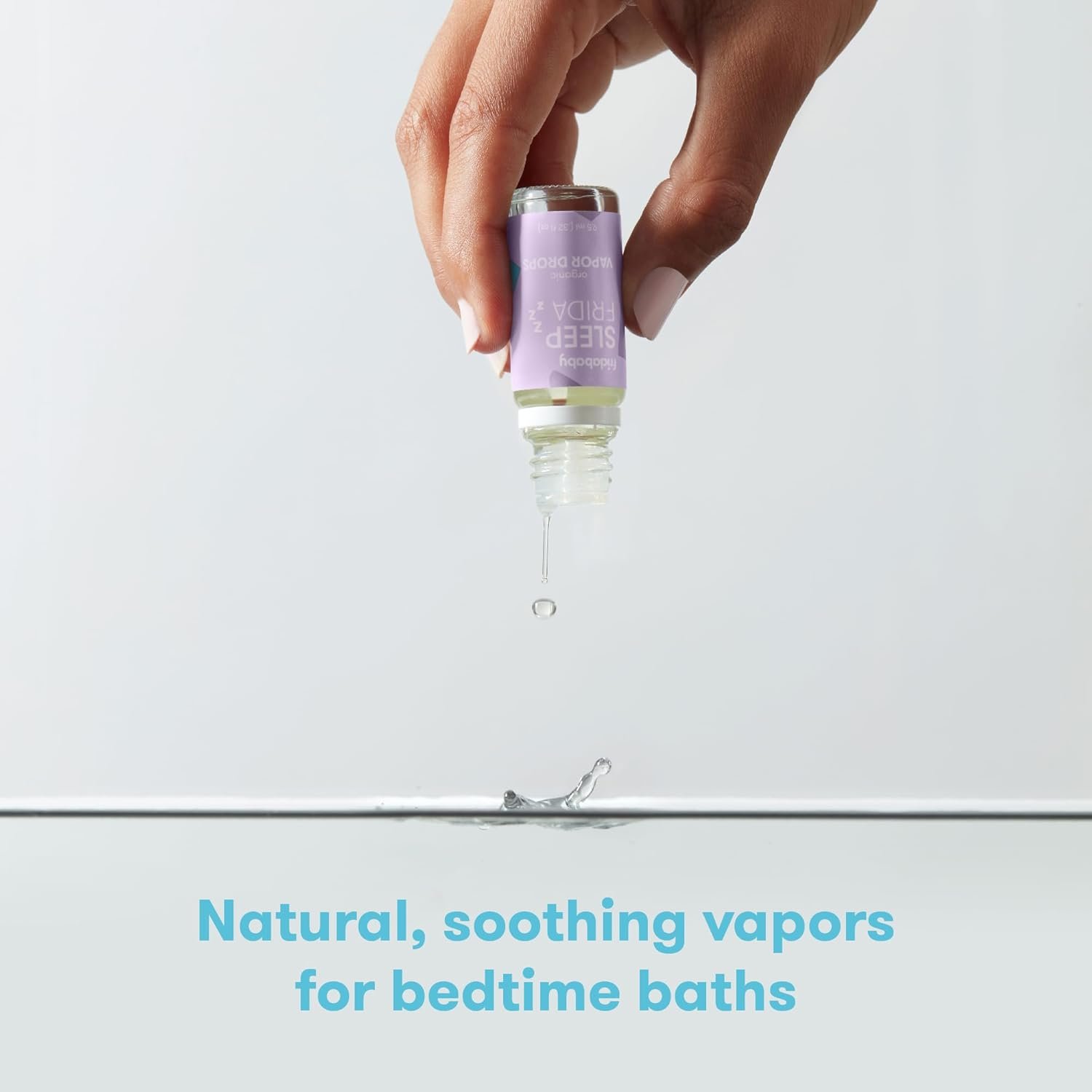 Frida Baby Natural Sleep Vapor Bath Drops, Easter Basket Stuffer for Kids, Lavender Essential Oil Bath Drops for Bedtime, Relaxing & Calming Aromatherapy Oil for Better Sleep - Image 3