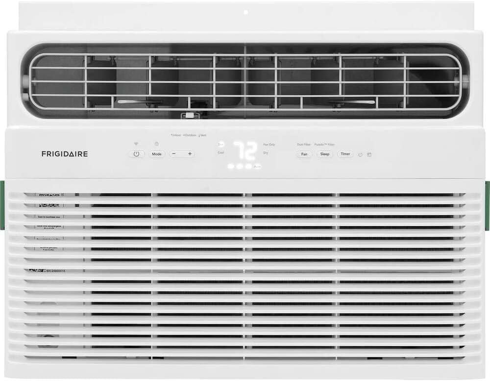 Frigidaire 14,300 BTU Smart Window Air Conditioner with Wi-Fi, Cools Up to 700 Sq. Ft., Remote Control, Quiet Operation, Eco Mode, 3 Fan Speeds, White - Image 2