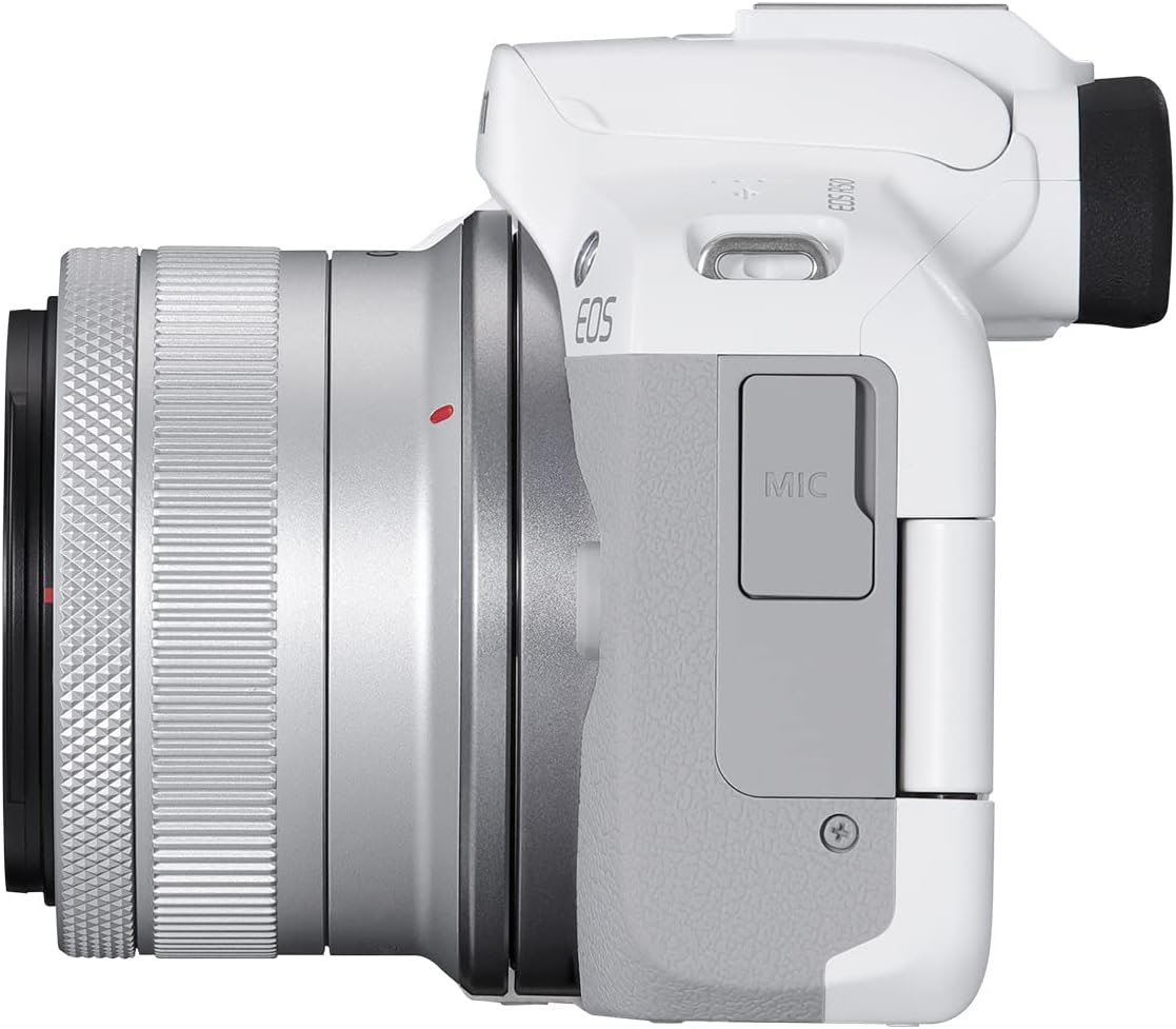 Canon EOS R50 Mirrorless Camera RF-S18-45mm F4.5-6.3 is STM Lens Kit, 24.2 Megapixel CMOS (APS-C) Sensor, 4K Video, Hybrid Camera, Photo and Video, Vlogging, Content Creator, RF Mount, White - Image 4
