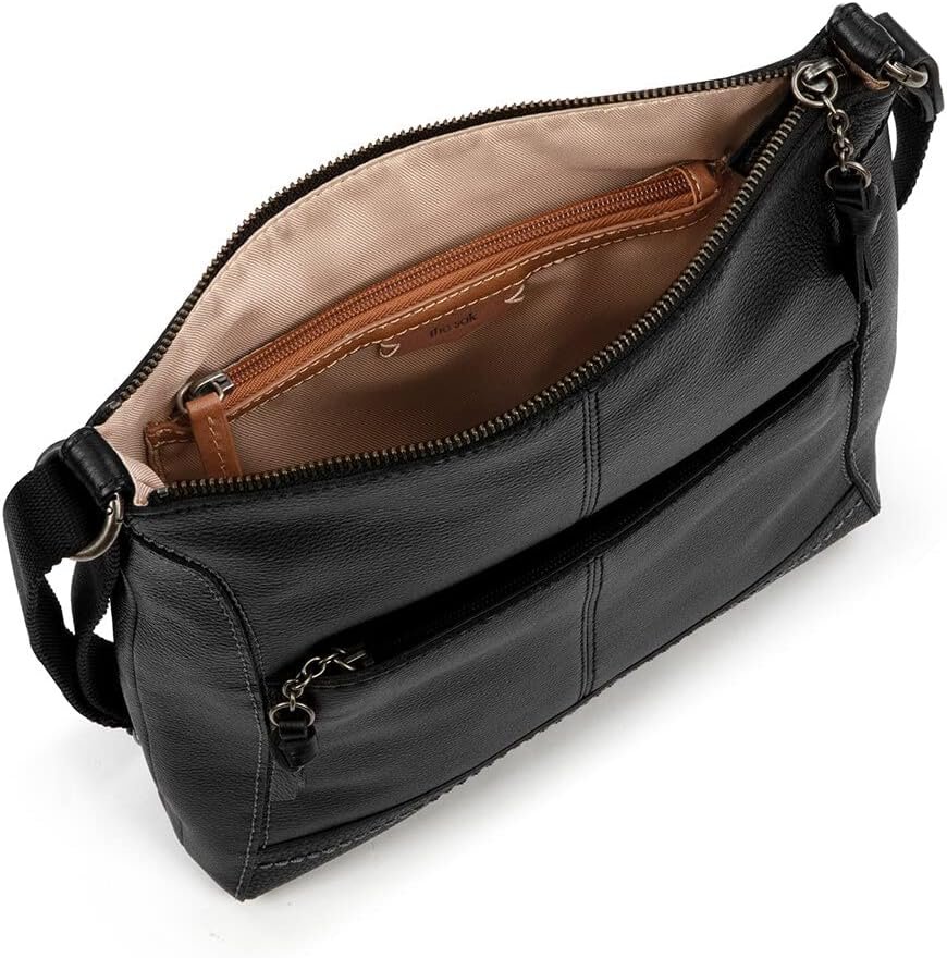 The Sak Lucia Crossbody Bag in Leather, Convertible Purse with Adjustable Strap - Image 5