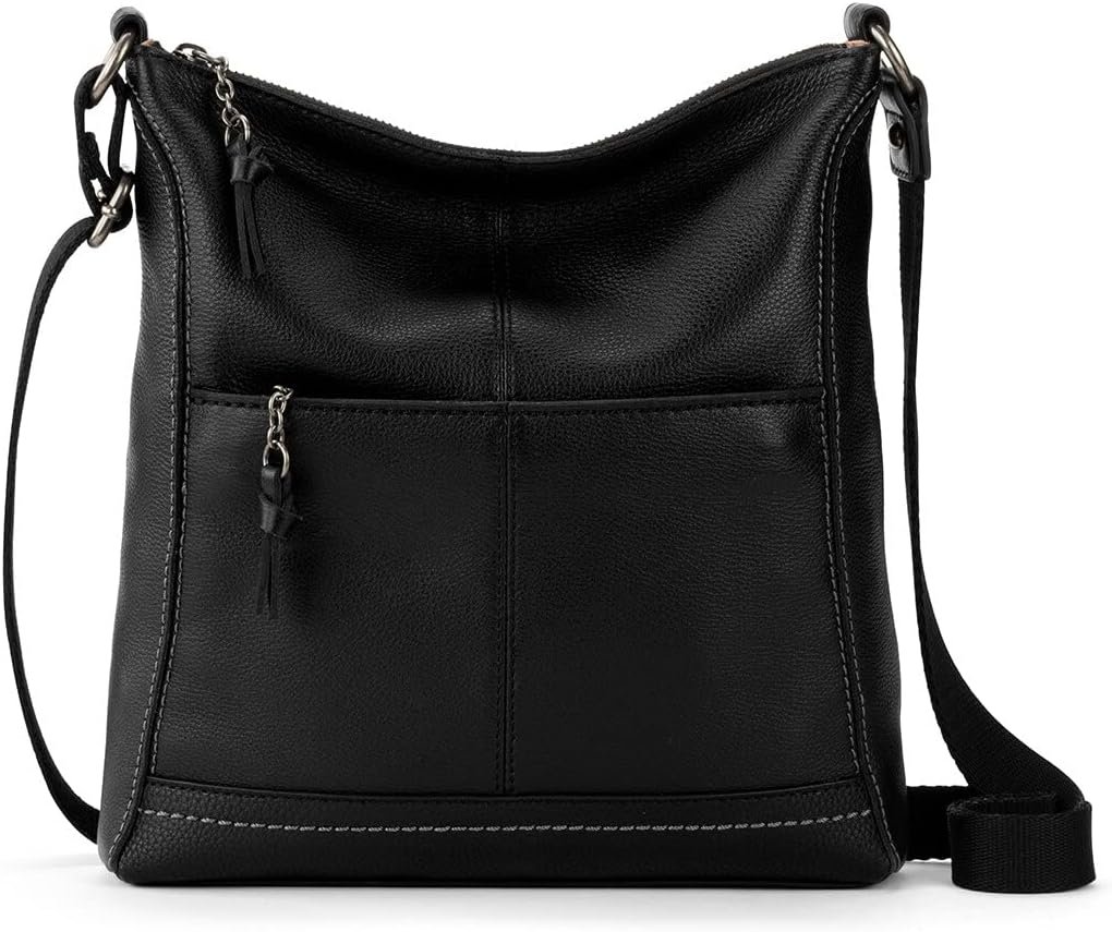 The Sak Lucia Crossbody Bag in Leather, Convertible Purse with Adjustable Strap - Image 6