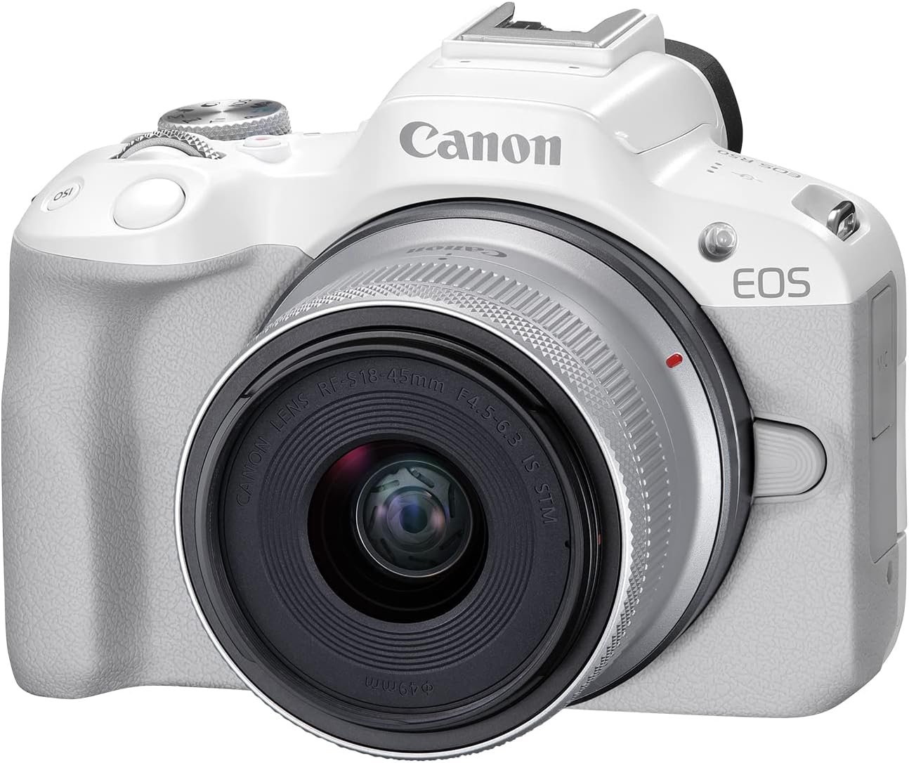 Canon EOS R50 Mirrorless Camera RF-S18-45mm F4.5-6.3 is STM Lens Kit, 24.2 Megapixel CMOS (APS-C) Sensor, 4K Video, Hybrid Camera, Photo and Video, Vlogging, Content Creator, RF Mount, White - Image 3