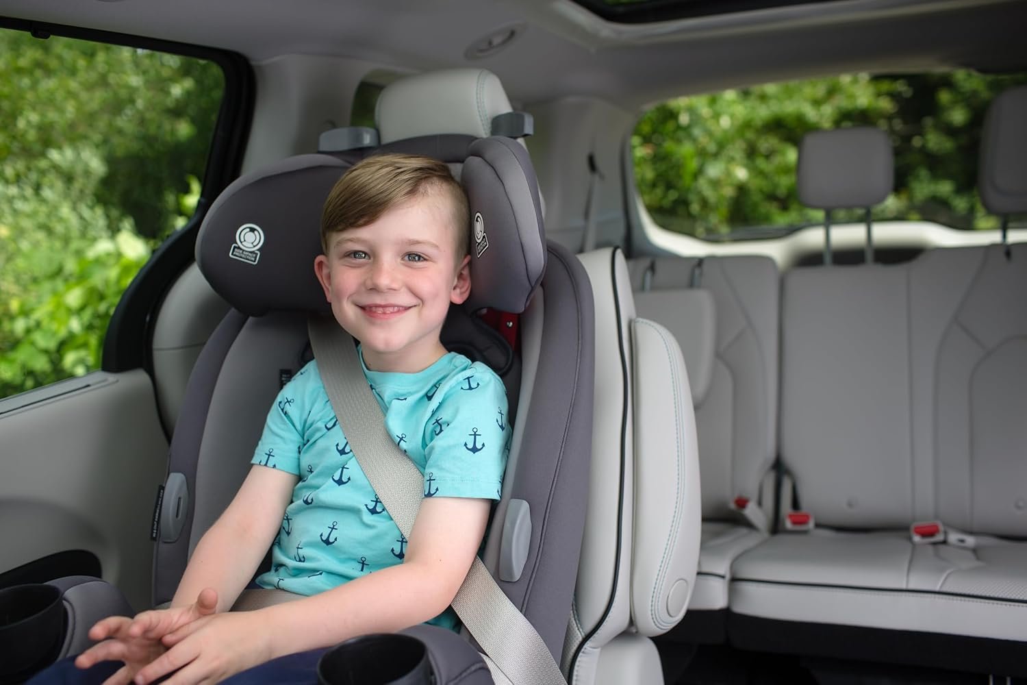 Safety 1st Grow and Go All-in-One Slim Convertible Car Seat, Rear Facing, 5-40 lbs, Forward Facing (30–65 lbs), High Back Booster Seat 40-100 pounds, Harvest Moon - Image 10