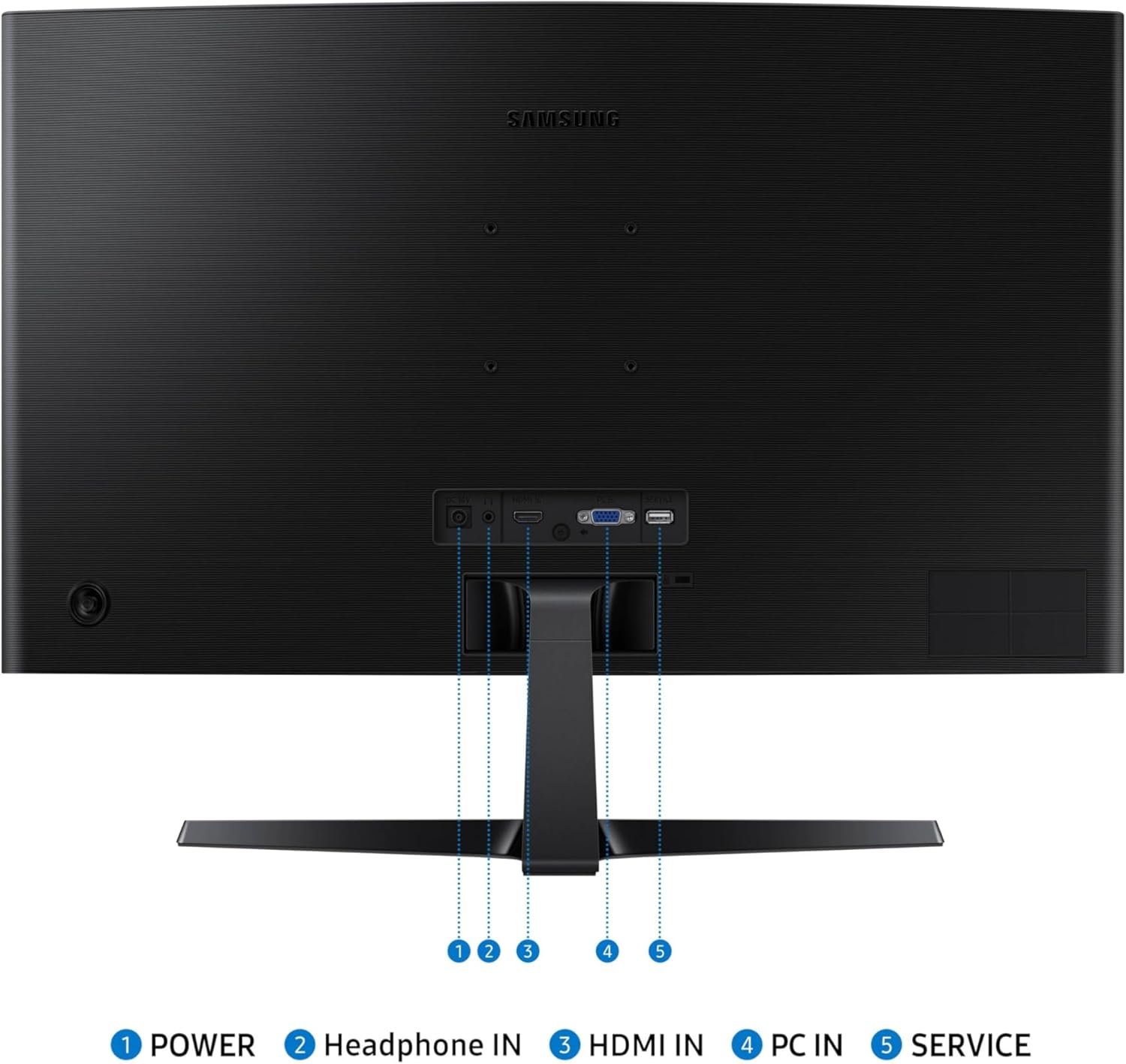 SAMSUNG 27" Essential S3 (S36GD) Series FHD 1800R Curved Computer Monitor, 100Hz, Game Mode, Advanced Eye Comfort, HDMI and D-sub Ports, LS27D366GANXZA, 2024 - Image 8