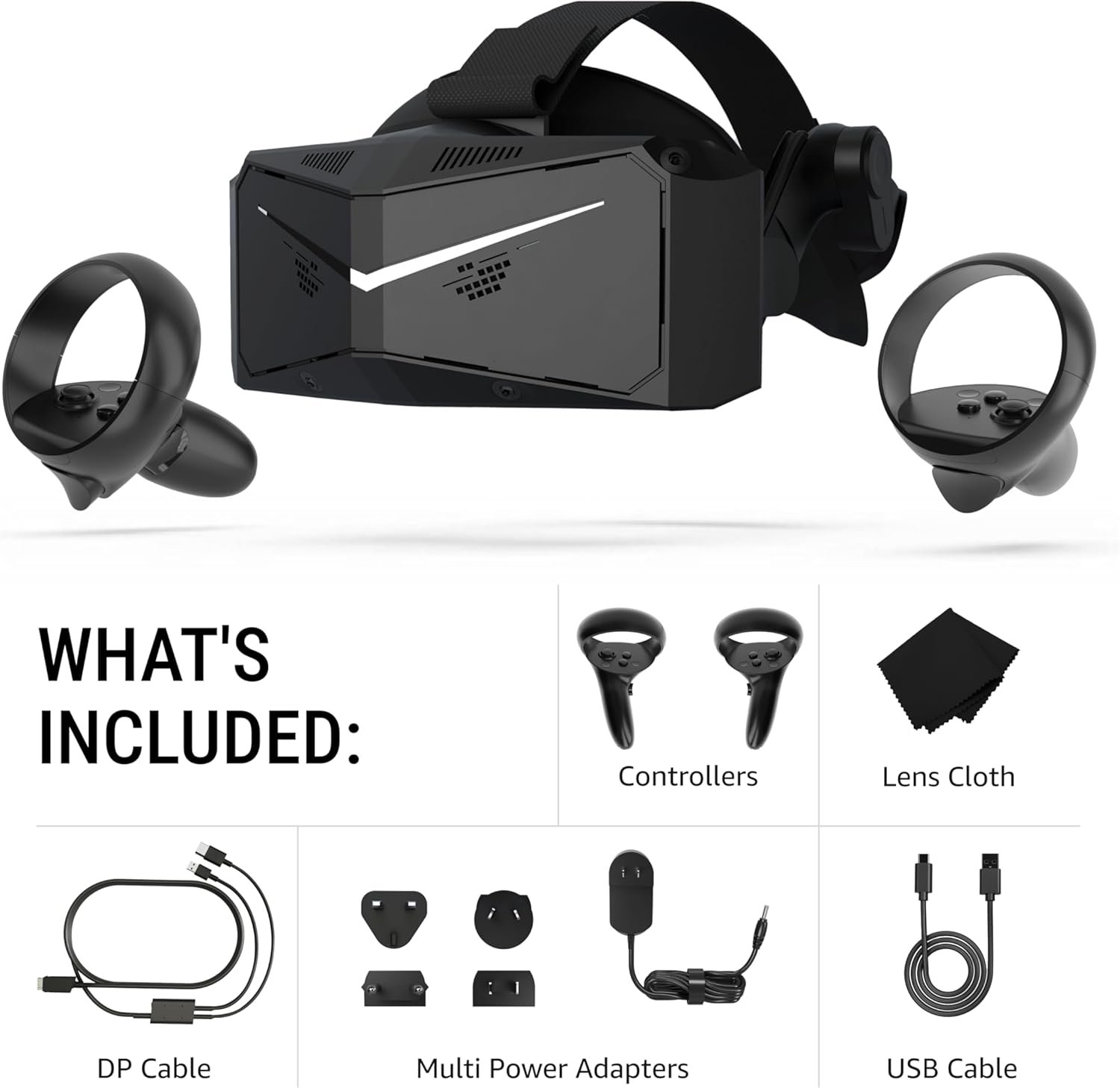 Pimax Crystal Light Prime PCVR Headset - 8K Resolution,QLED Display, Light & Comfortable,High Clarity VR for flight simulator, Compatible with MSFS, iRacing & More, DMAS & Lighthouse Tracking optional - Image 6