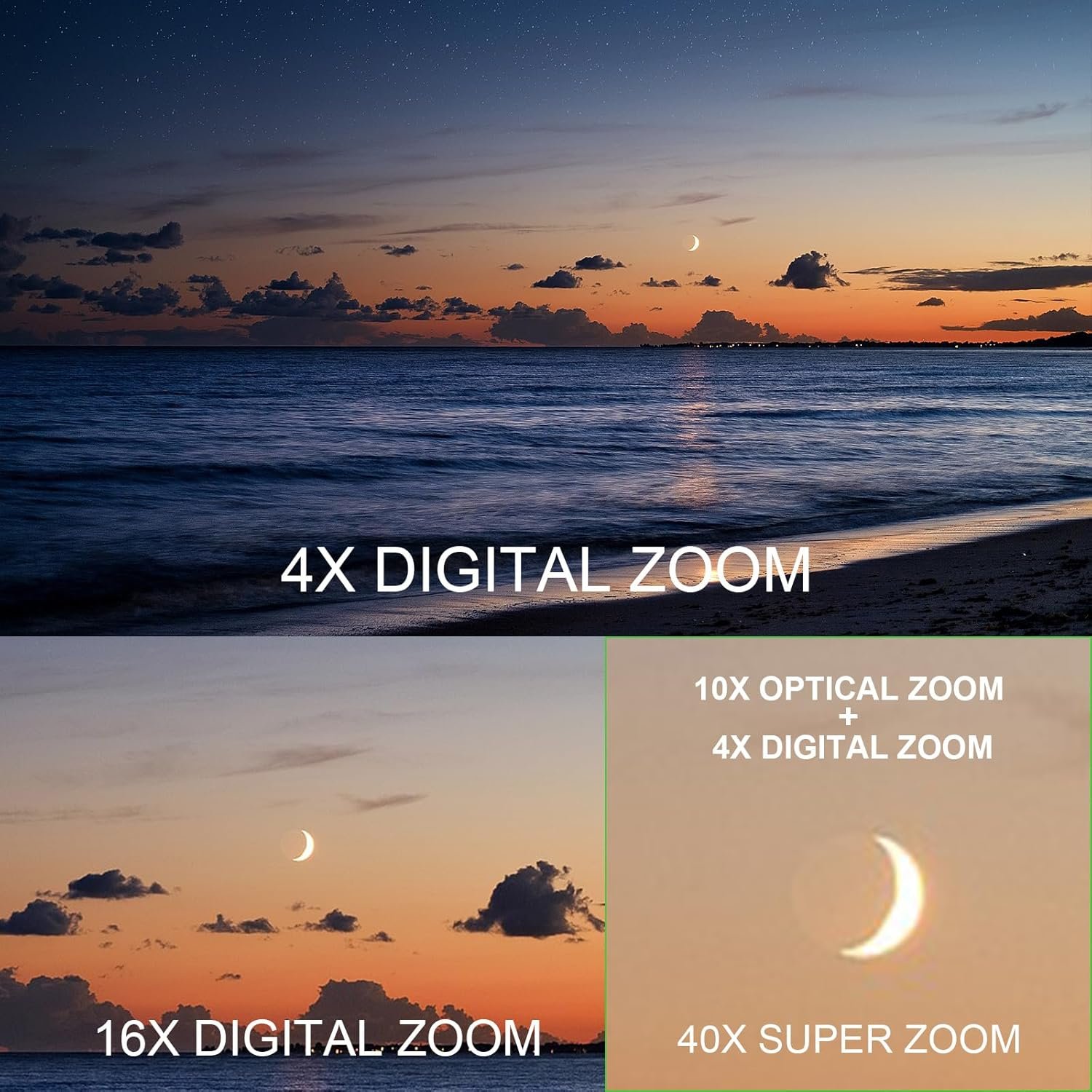 4K Digital Camera with 40X Zoom,64MP DSLR Camera for Photography Beginners,Autofocus 1080P HD Vlogging Camera with EIS,32GB SD Card,2 Batteries (2501) - Image 6