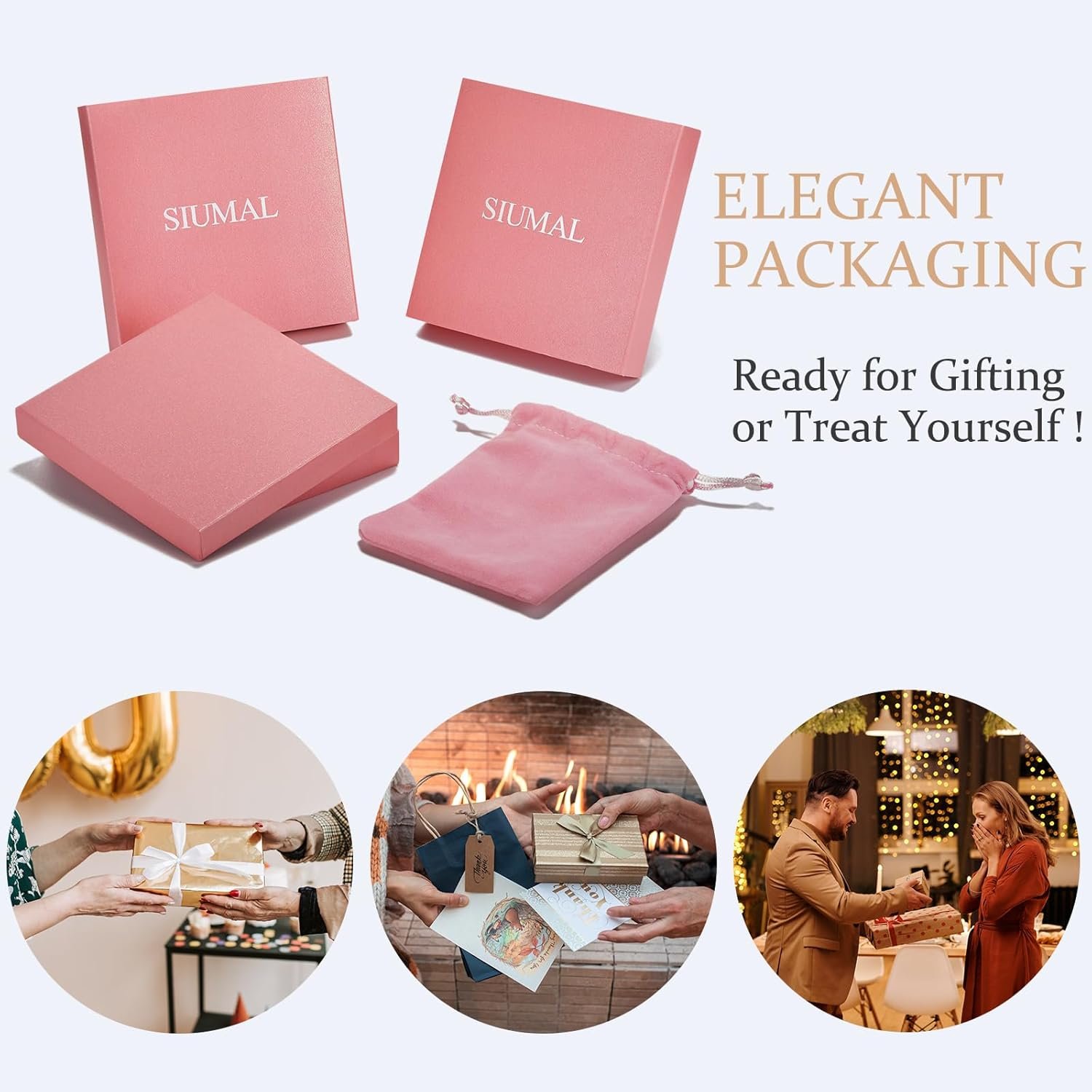 Silver Chain Necklace for Women, 2mm/3mm Box Chains for Women, 18/20 inch, Trendy Jewelry Gifts for Mom Friends - Image 7