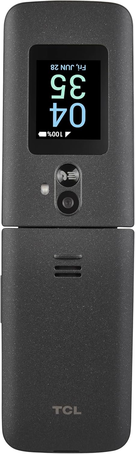 Tracfone| TCL FLIP 3 | Locked| 13GB | 1850mAh Battery |5MP Video Capable Camera| Stone Gray - Image 8