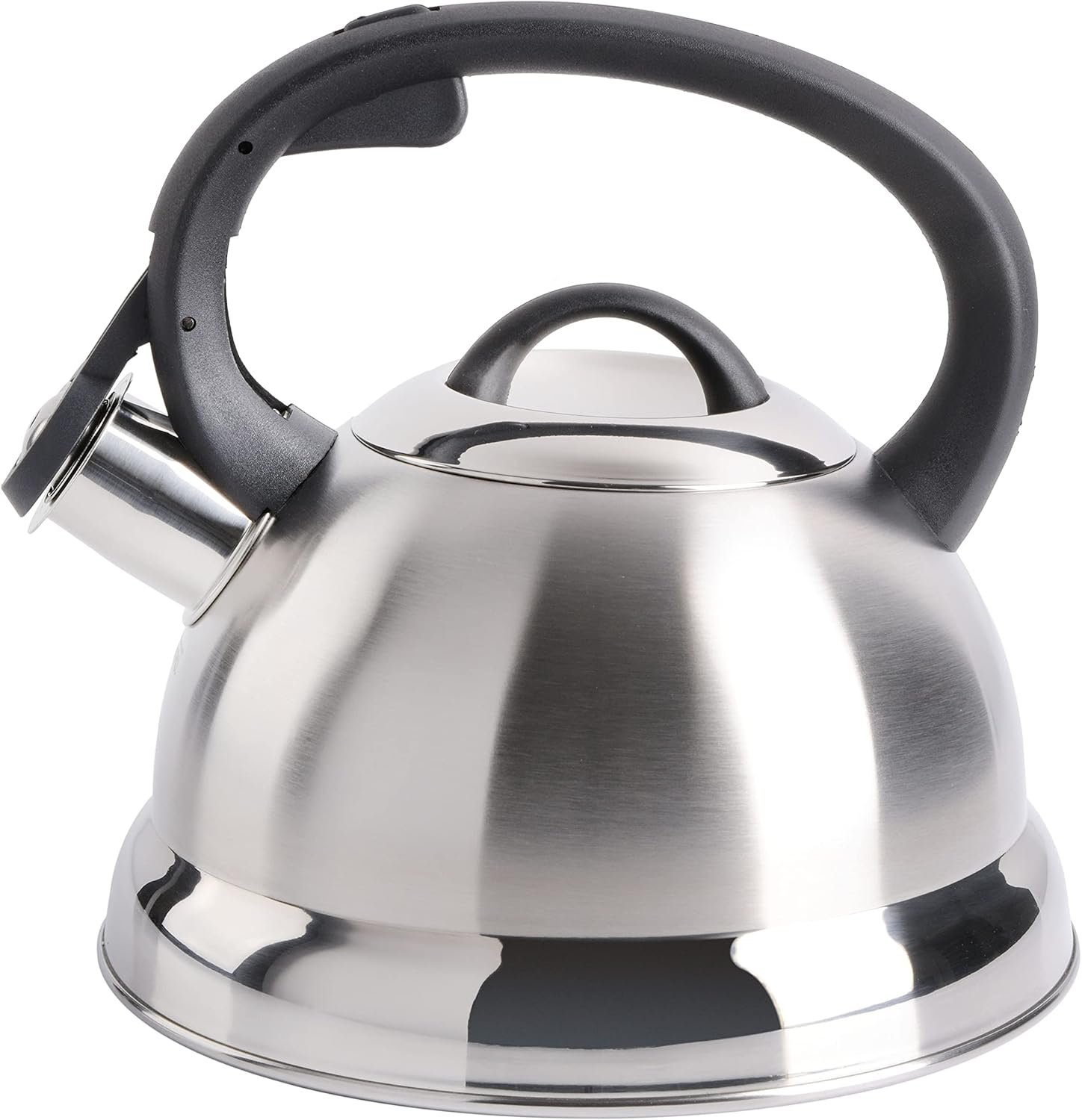 Mr. Coffee Flintshire Stainless Steel Whistling Tea Kettle, 1.75-Quart, Brushed Satin - Image 7