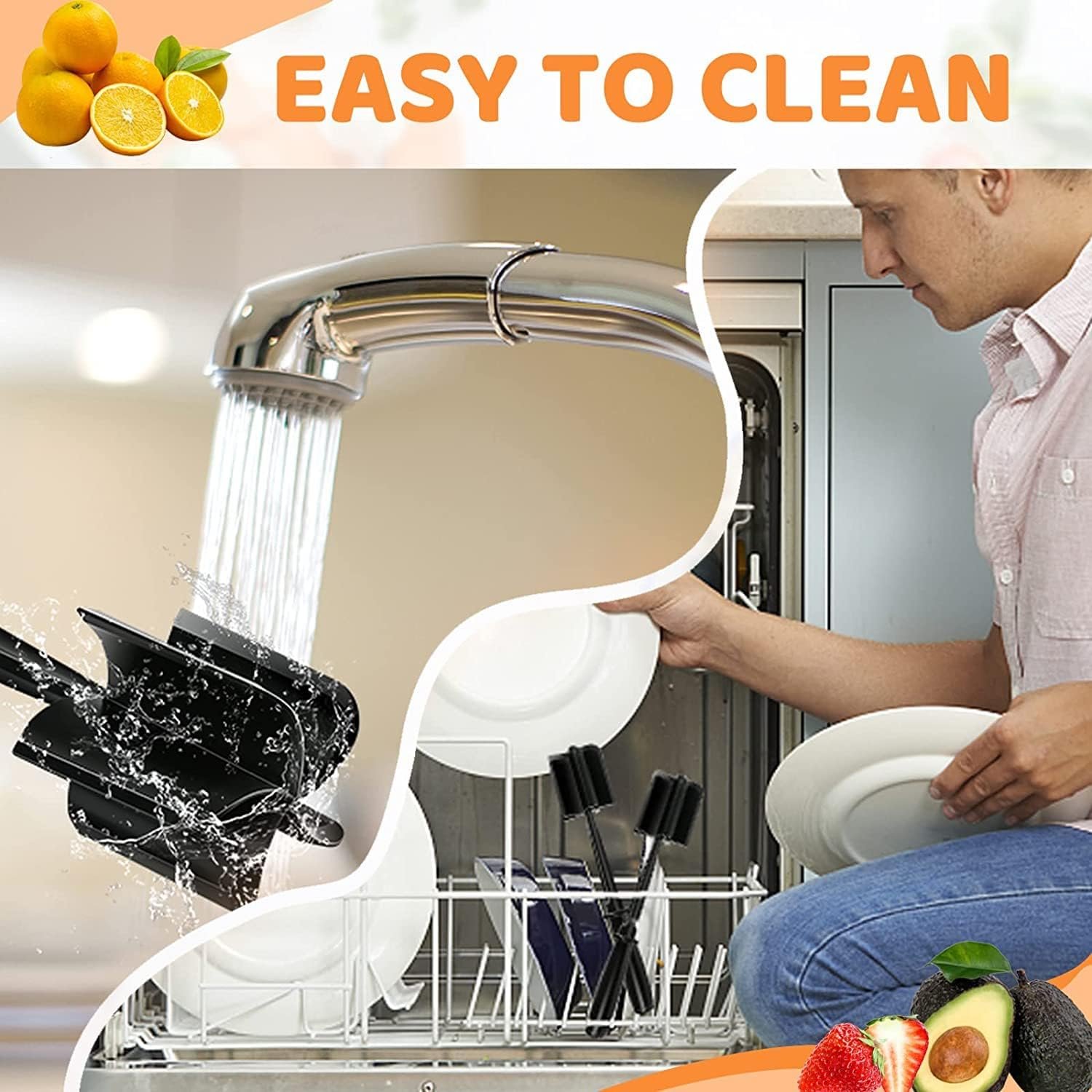 Meat Chopper, Hamburger Chopper, Potato Masher-Professional Multifunctional Heat Resistant Nylon Ground Beef Smasher Kitchen Tools And Gadgets, Safe For Non-Stick Cookware. - Image 6