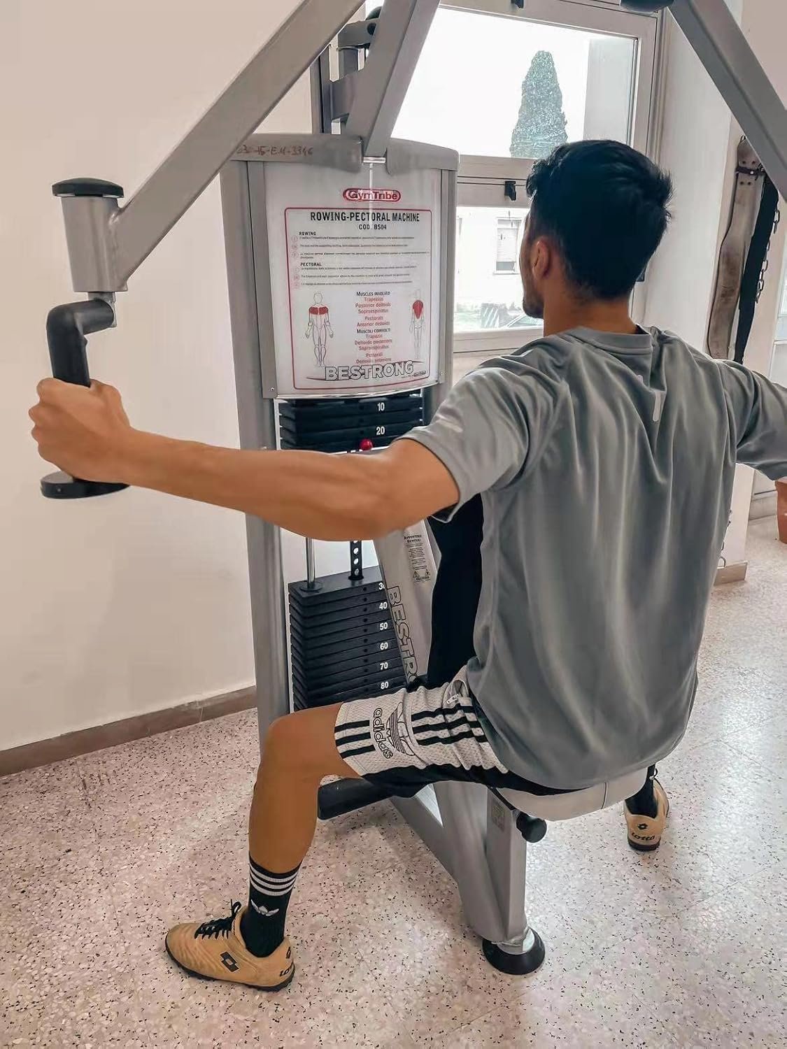 frueo Men's 3 Pack Workout Shirts Quick Dry Moisture Wicking Short Sleeve Mesh Athletic T-Shirts - Image 5