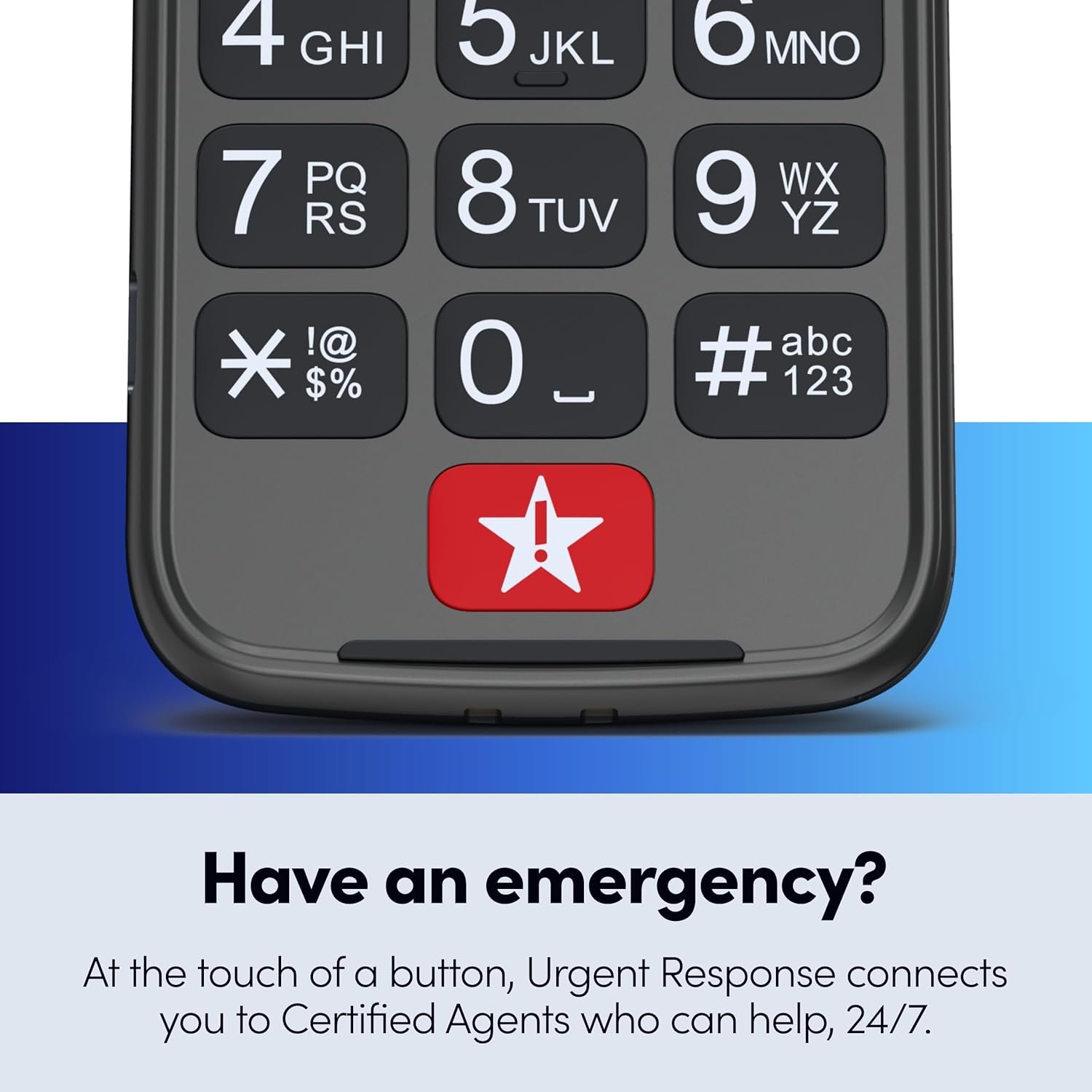 Lively Jitterbug Flip2 - Flip Cell Phone for Seniors - Not Compatible with Other Wireless Carriers - Must Be Activated Phone Plan - Graphite Flip Phone - Image 5