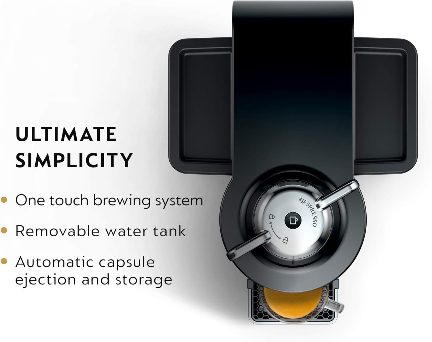 Nespresso Vertuo Coffee and Espresso Machine by De'Longhi, Piano Black - Image 4