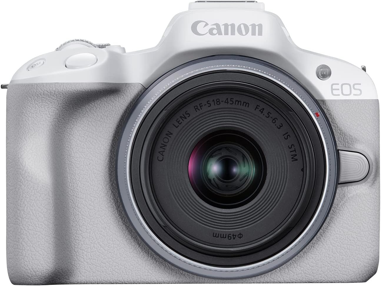 Canon EOS R50 Mirrorless Camera RF-S18-45mm F4.5-6.3 is STM Lens Kit, 24.2 Megapixel CMOS (APS-C) Sensor, 4K Video, Hybrid Camera, Photo and Video, Vlogging, Content Creator, RF Mount, White - Image 2