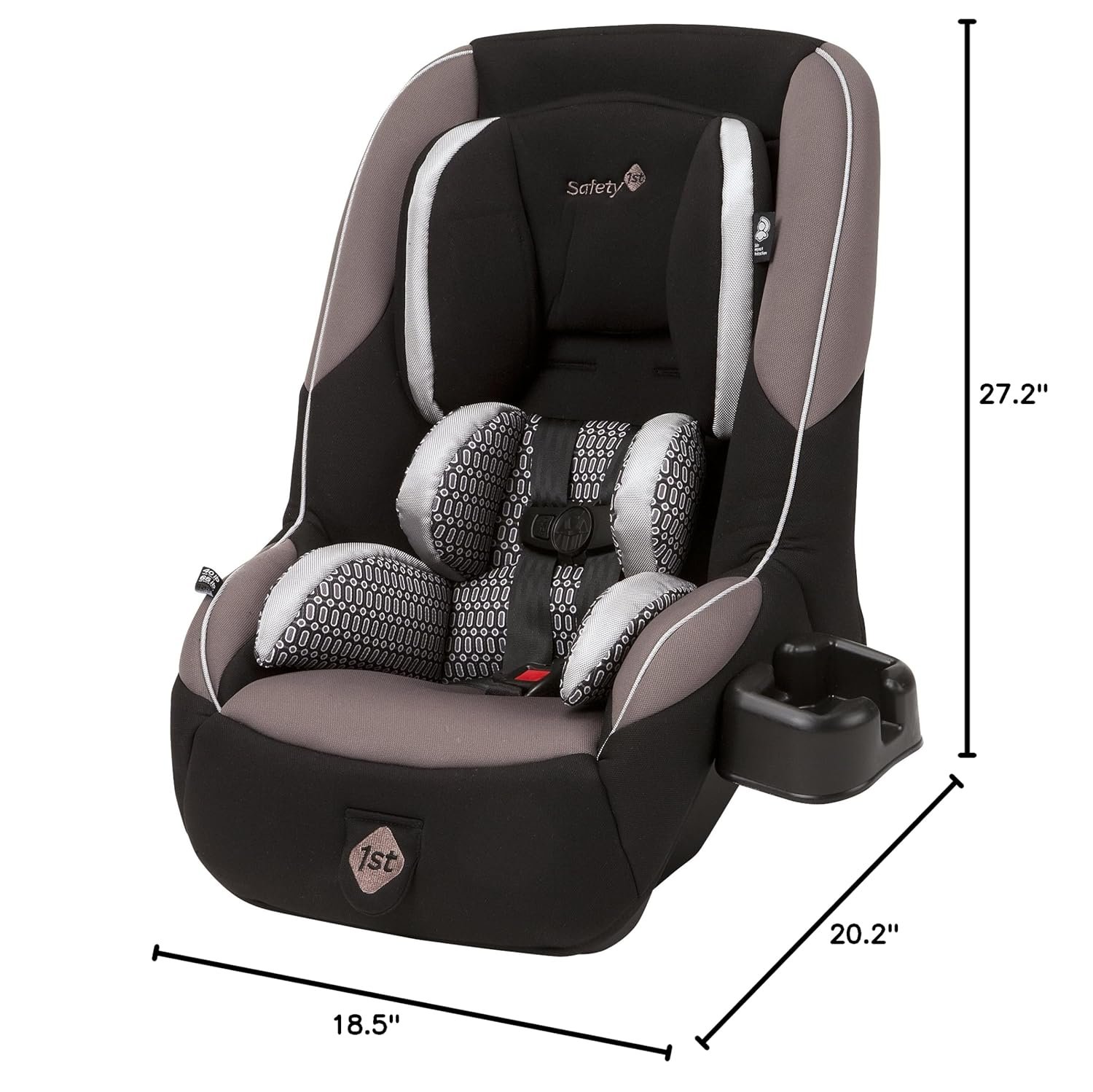 Safety 1st Guide Convertible Car Seat, Fits 3 Across, Forward Facing and Rear Facing, Chambers - Image 6
