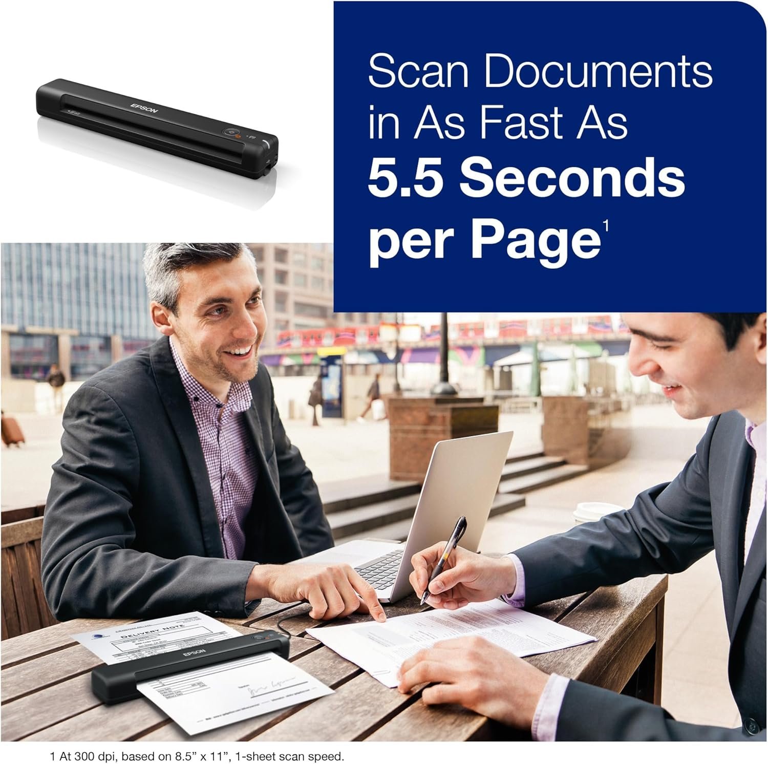 Epson WorkForce ES-50 Portable Sheet-Fed Document Scanner for PC and Mac - Image 3