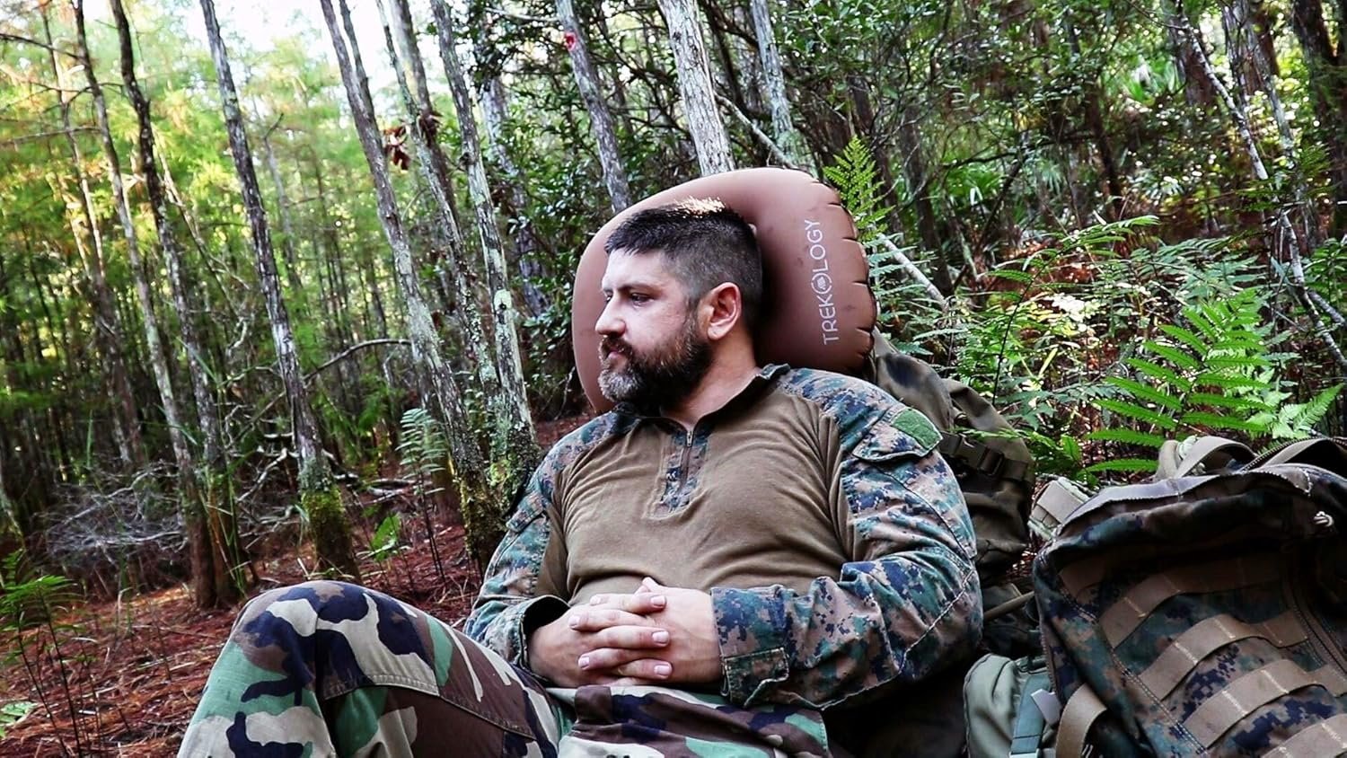 TREKOLOGY Ultralight Inflatable Camping Travel Pillow - ALUFT 2.0 Compressible, Compact, Comfortable, Ergonomic Inflating Pillows for Neck & Lumbar Support While Camp, Hiking, Backpacking - Image 9