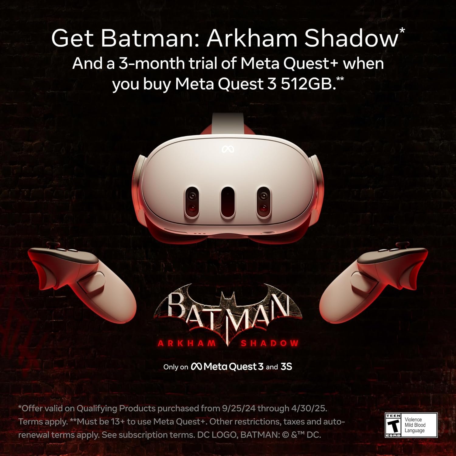 Meta Quest 3 512GB — Ultimate Mixed Reality Experiences — Get Batman: Arkham Shadow and a 3-Month Trial of Meta Quest+ Included - Image 3