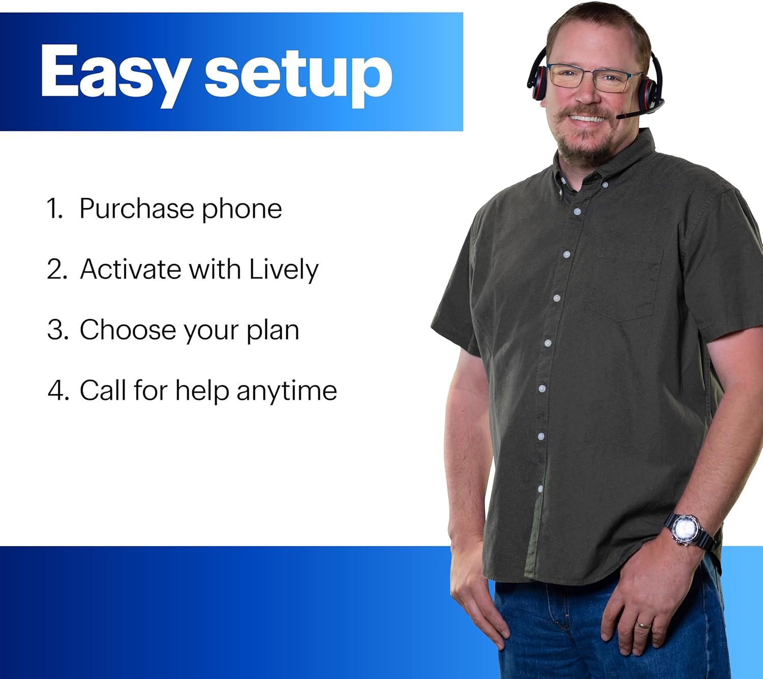 Lively Jitterbug Flip2 - Flip Cell Phone for Seniors - Not Compatible with Other Wireless Carriers - Must Be Activated Phone Plan - Graphite Flip Phone - Image 6