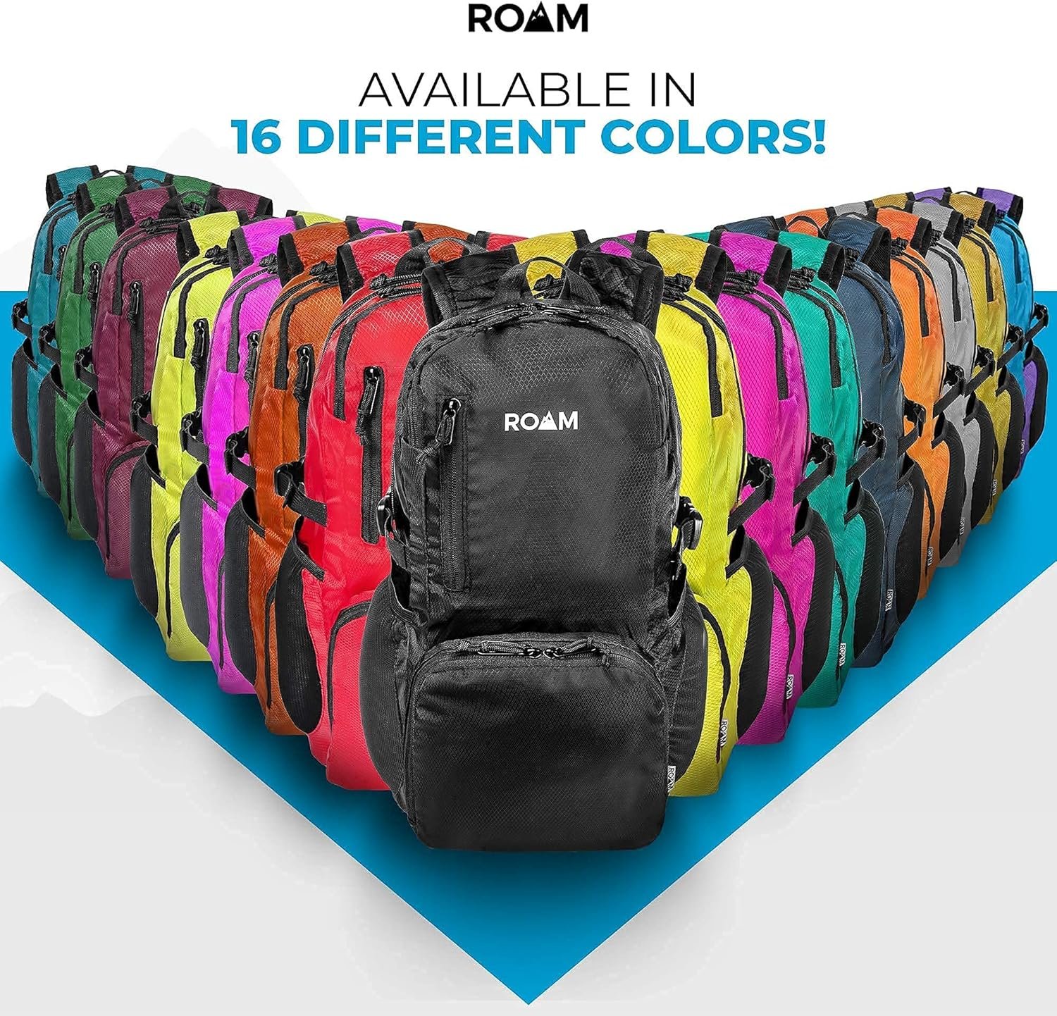 Roam 25L Hiking Daypack - Ultra Lightweight Packable Backpack - Durable, Water Resistant Folding Backpack for Travel, Camping - Image 9