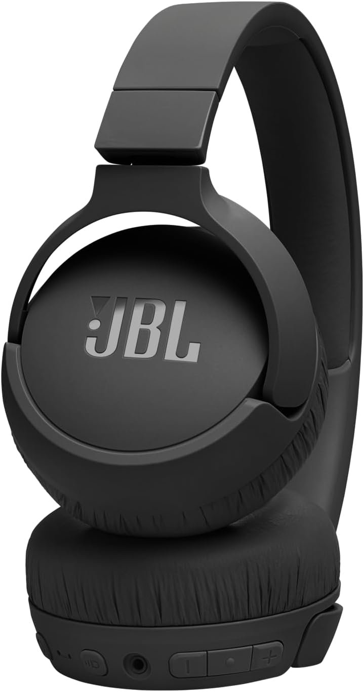 JBL Tune 670NC - Adaptive Noise Cancelling with Smart Ambient Wireless On-Ear Headphones, Up to 70H Battery Life with Speed Charge, Lightweight, Comfortable and Foldable Design (Black) - Image 9