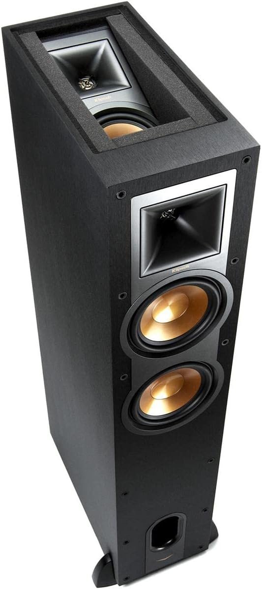 Klipsch Reference R-26FA Floorstanding Speaker, Black, Pair - Image 7