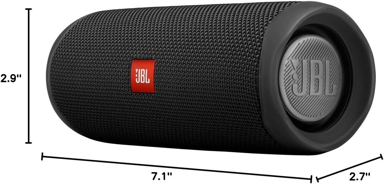 JBL FLIP 5, Waterproof Portable Bluetooth Speaker, Black, Small - Image 7