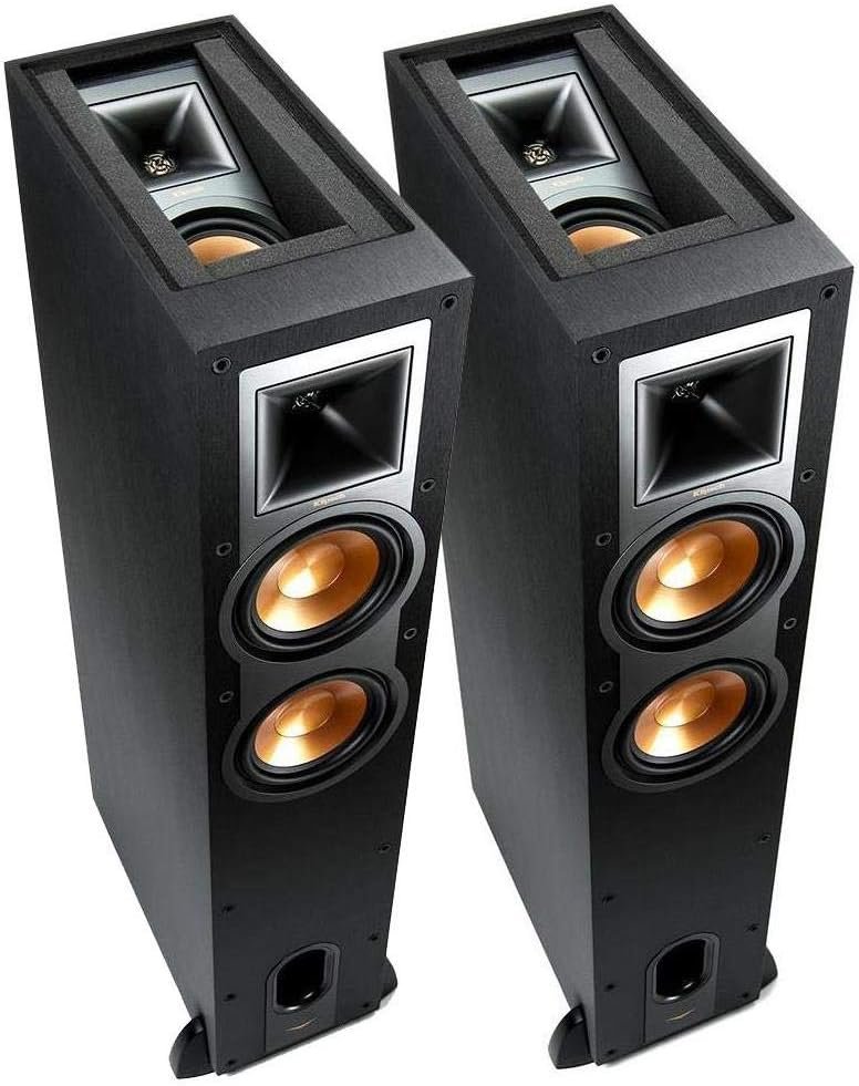 Klipsch Reference R-26FA Floorstanding Speaker, Black, Pair - Image 2