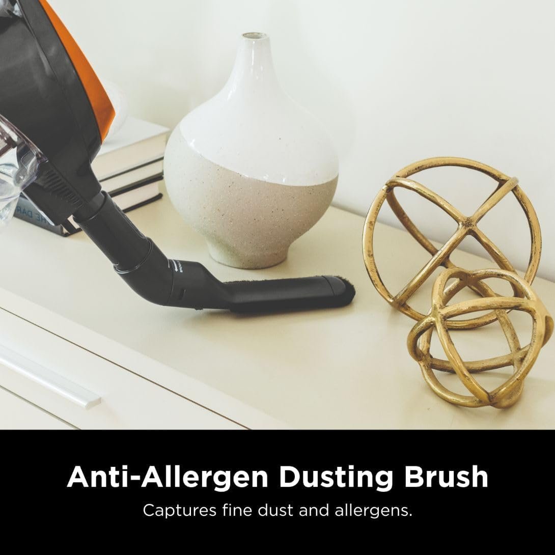 Shark Rocket Ultra-Light Corded Bagless Vacuum for Carpet and Hard Floor Cleaning with Swivel Steering (HV301), Gray/Orange - Image 8