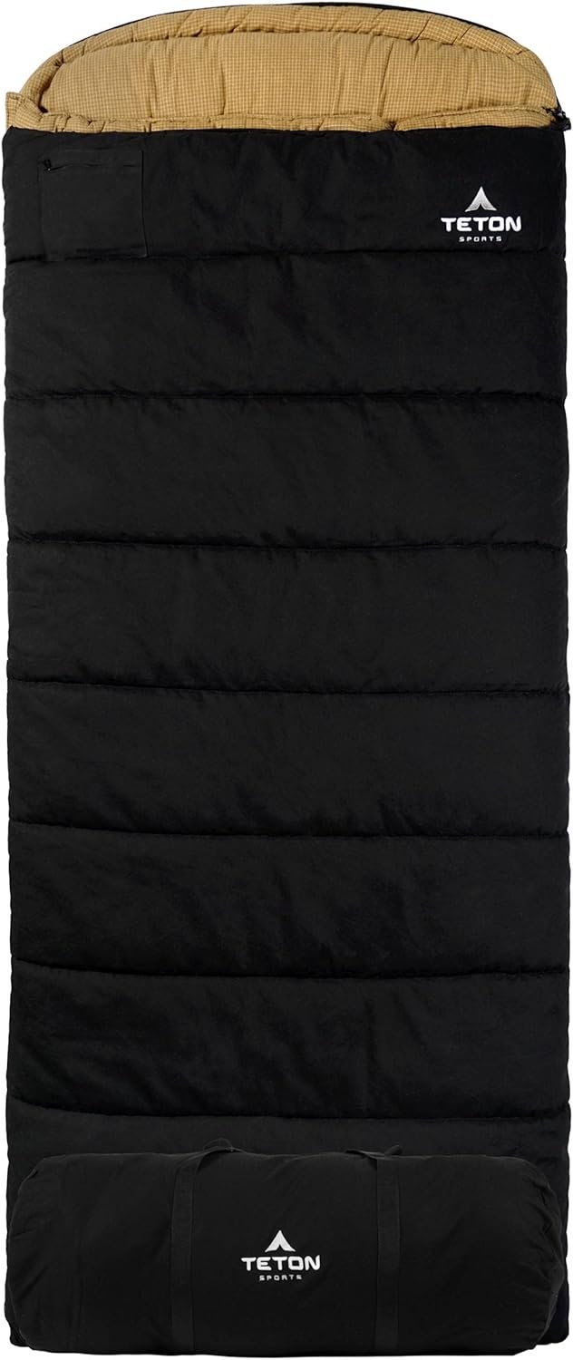 TETON Sports Deer Hunter -35F and 0F Degree Sleeping Bag. Warm and Comfortable Camping Sleeping Bags, Teton Tough Canvas Shell for Camping, Hunting, and Cold Weather - Image 2