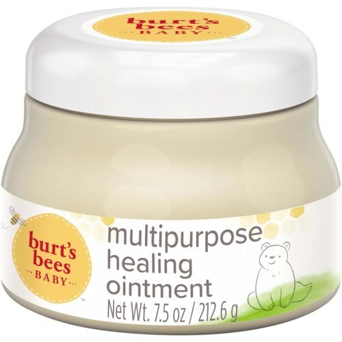 Burt’s Bees Baby Multipurpose Healing Ointment with Shea Butter, Face & Body Baby Ointment for Dry Skin, 100% Natural Origin, 7.5 Oz