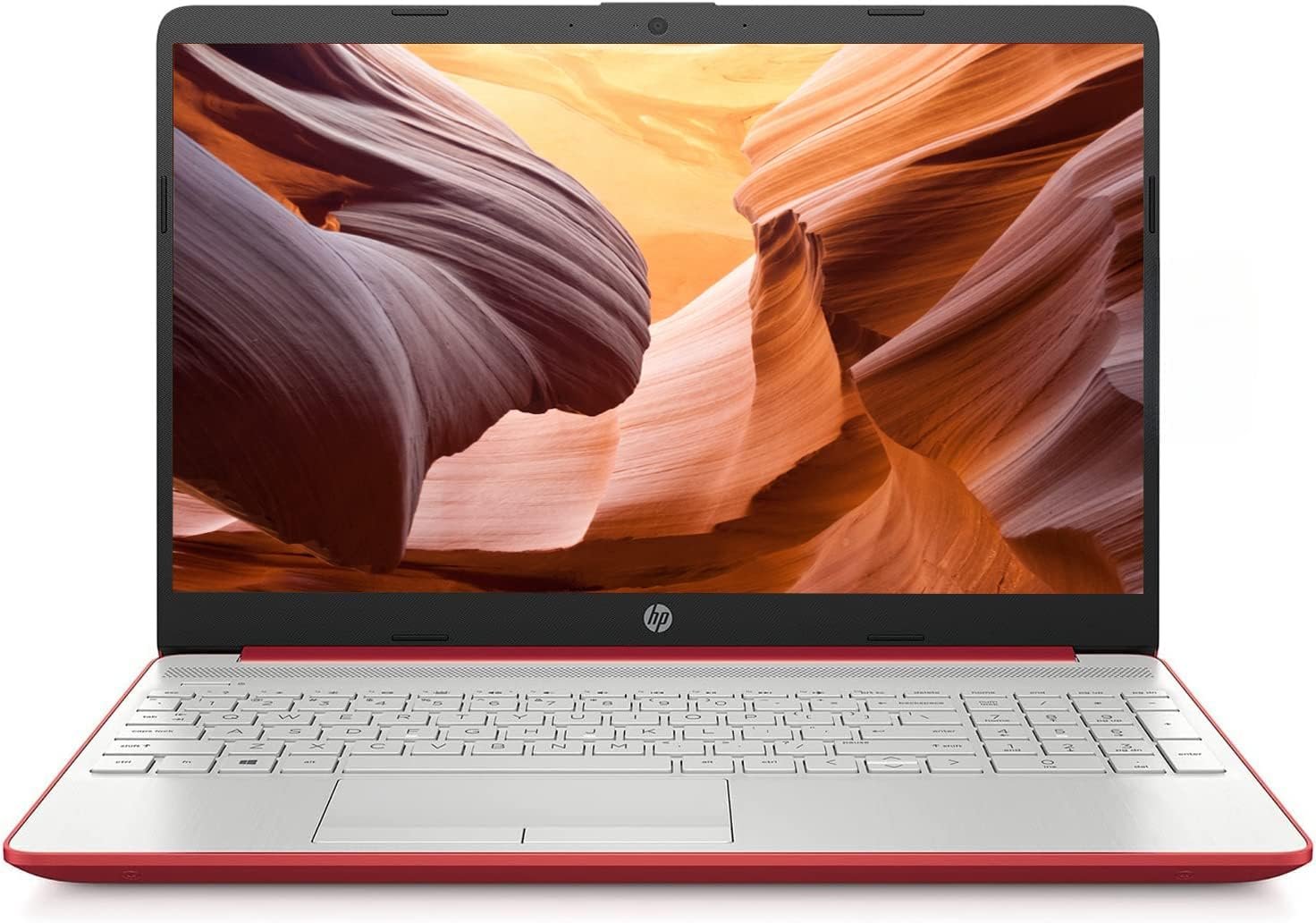 HP 2023 15'' HD IPS Laptop, Windows 11, Intel Pentium 4-Core Processor Up to 2.70GHz, 8GB RAM, 128GB SSD, HDMI, Super-Fast 6th Gen WiFi, Dale Red (Renewed) - Image 2