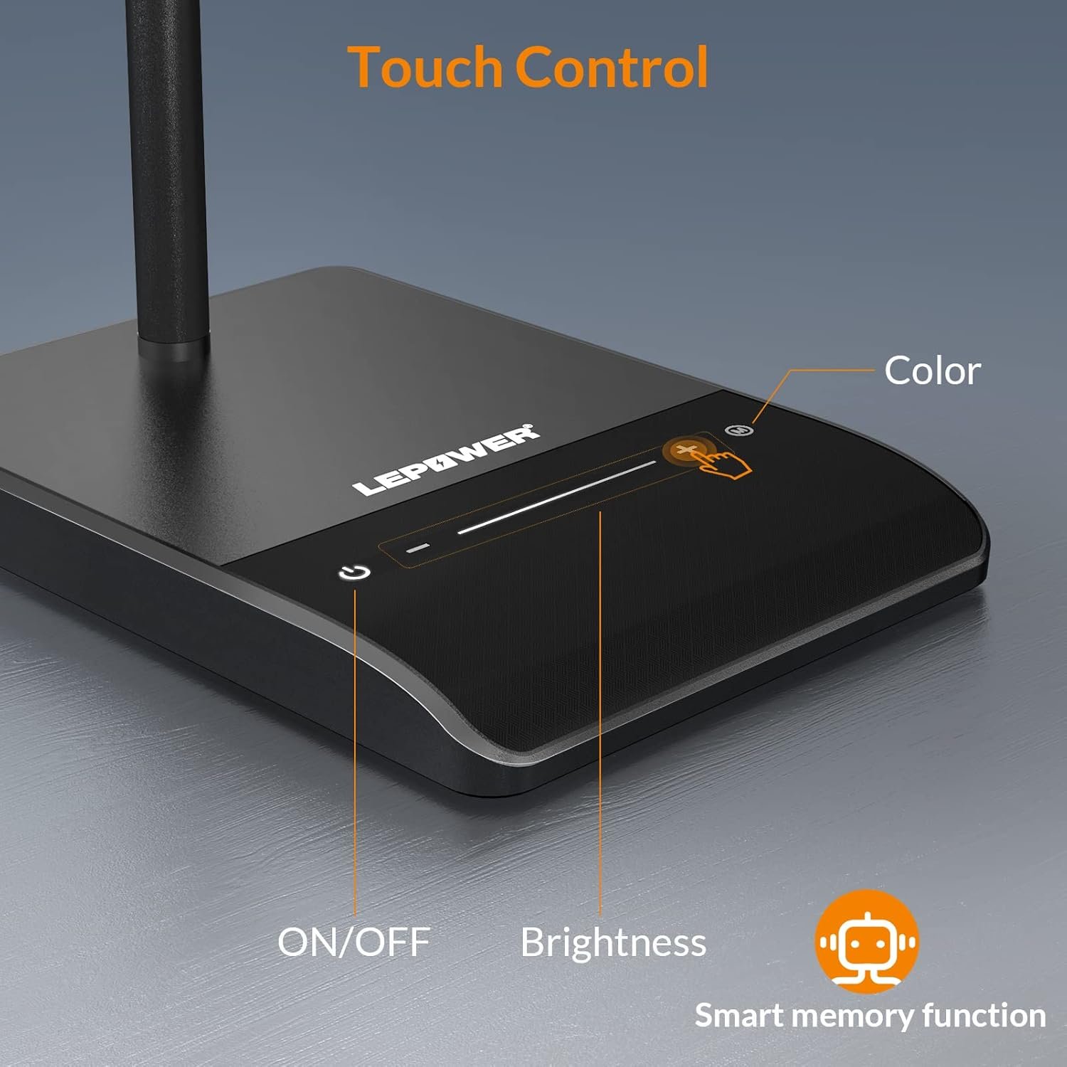 LEPOWER LED Desk Lamp, 800LM for Home Office, 12W Reading , Eye-Caring Desk Light, Touch Table Lamp, Gooseneck Lamp, 50 Lighting Modes, Bright Desk Lamps for Bedroom, Study Room - Image 7