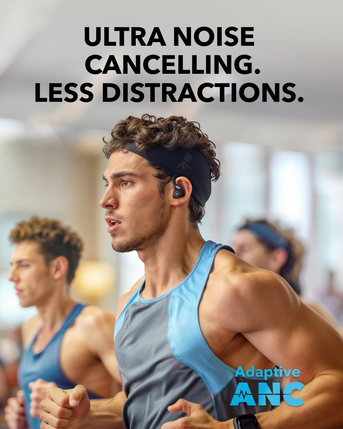 Soundcore Sport X20 by Anker, True-Wireless Workout Earbuds, Rotatable and Extendable Ear Hooks, Noise Cancelling, Deep Bass, IP68 Waterproof, Sweatproof, Dustproof, 48H Play, Sport Earbuds for Gym - Image 5