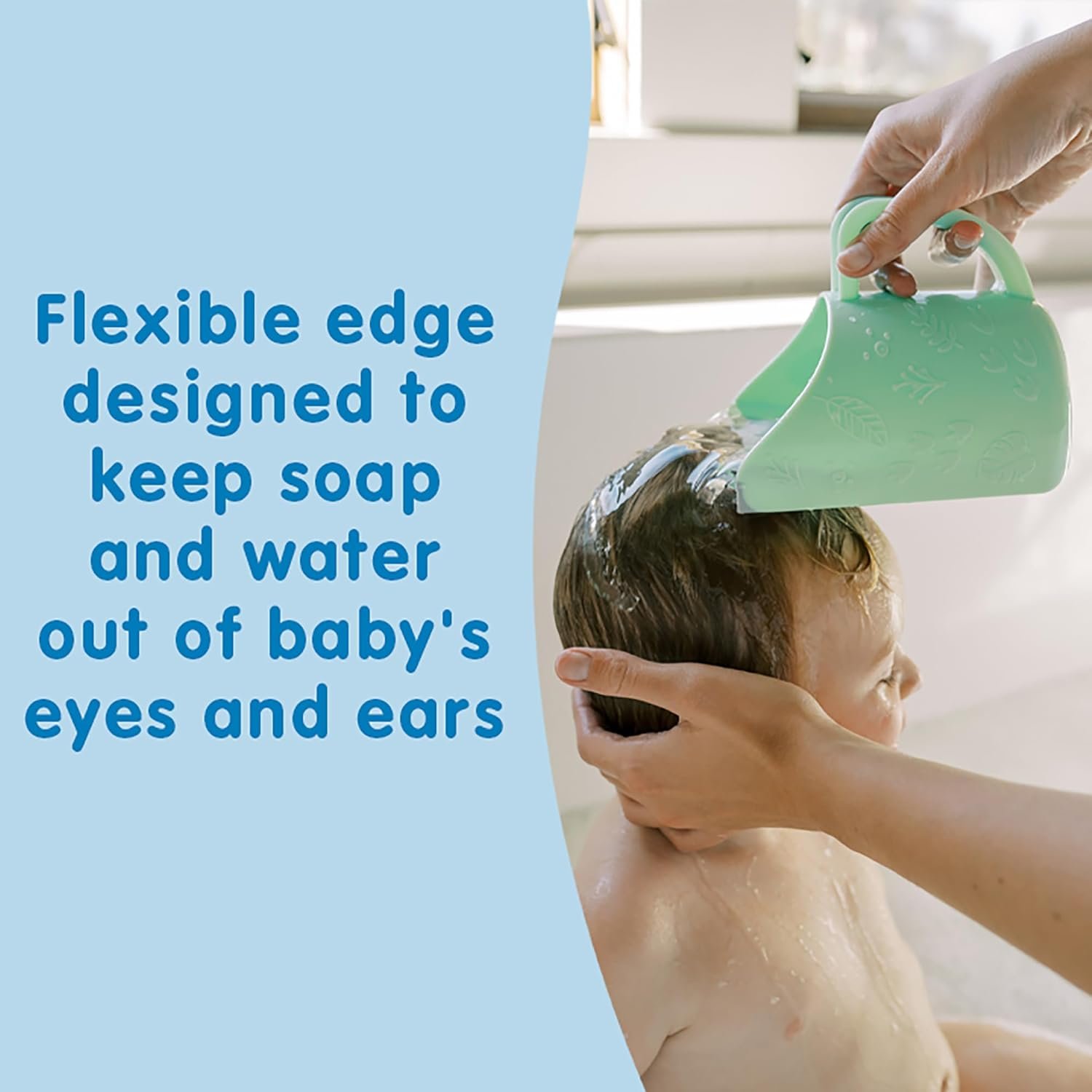 Dr. Brown's CleanUp Dino-Pour Baby Bath Rinse Cup, Tear-Free Rinsing for Babies and Toddlers, BPA Free - Image 4